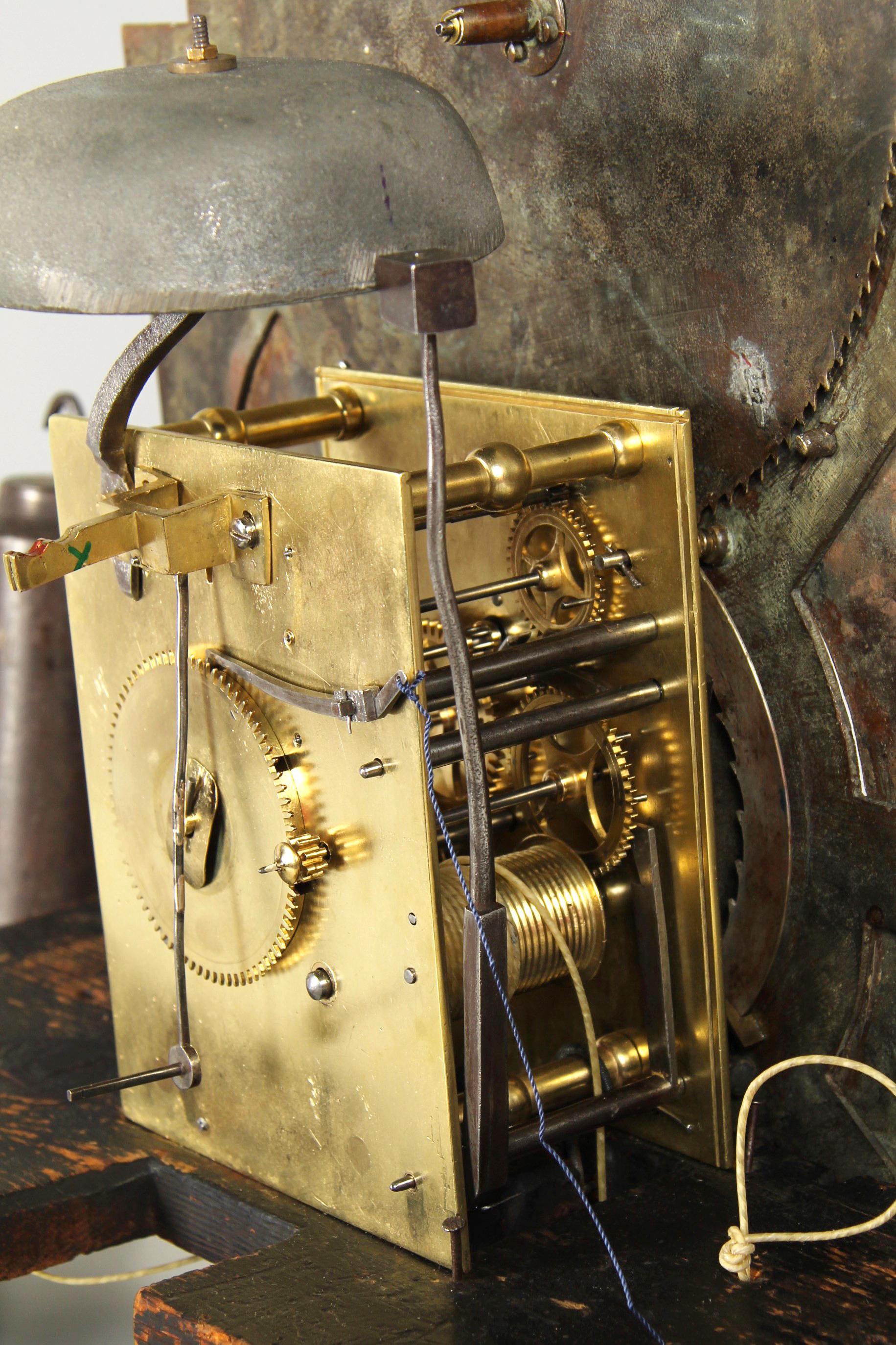 Late 18th Century English Longcase Clock with Moonphases, Manchester, circa 1780 For Sale 8