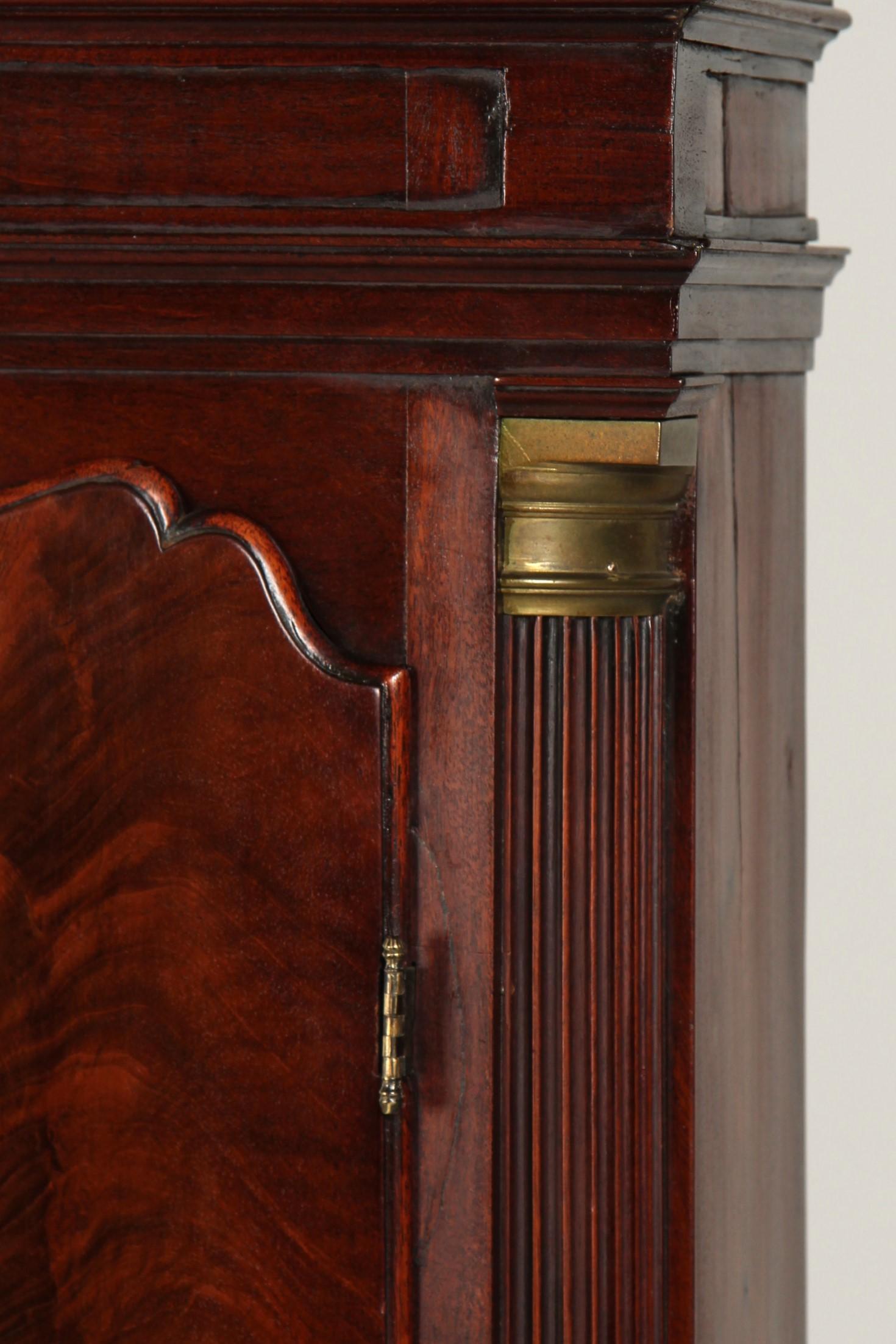 Late 18th Century English Longcase Clock with Moonphases, Manchester, circa 1780 For Sale 11