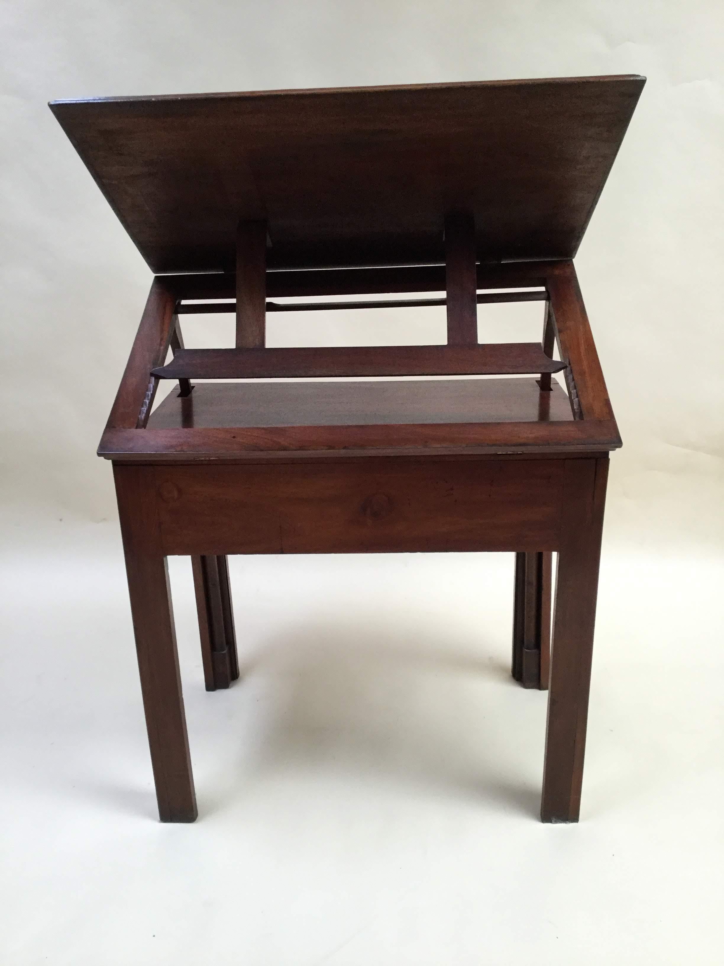 Late 18th Century English Mahogany Architect’s Table  For Sale 3