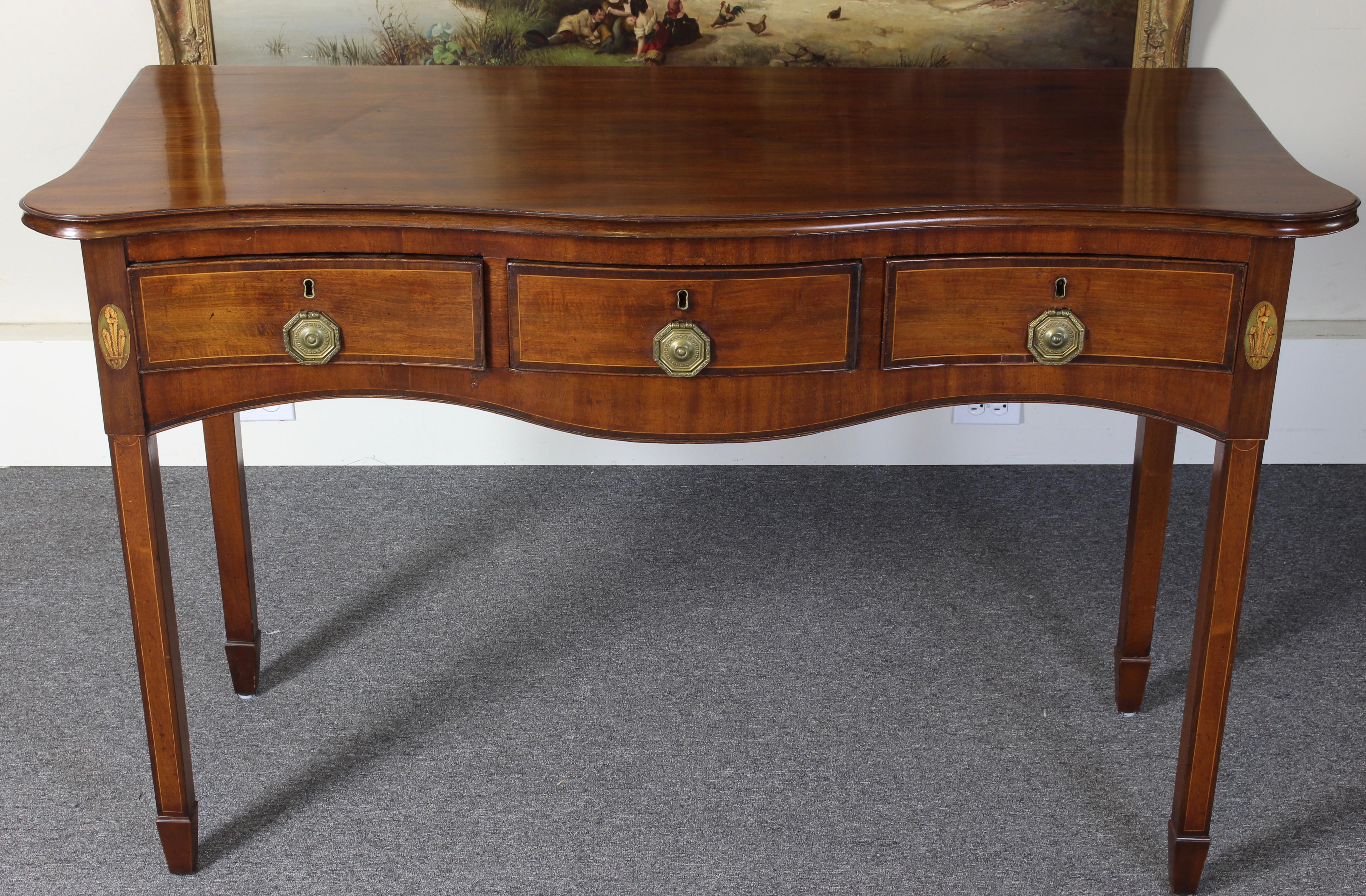 Late 18th Century English Mahogany Console Table 3