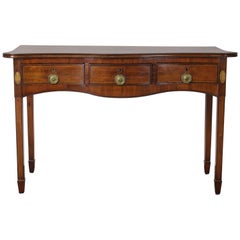 Late 18th Century English Mahogany Console Table