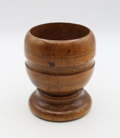 Late 18th Century English Treen Mortar and Pestle