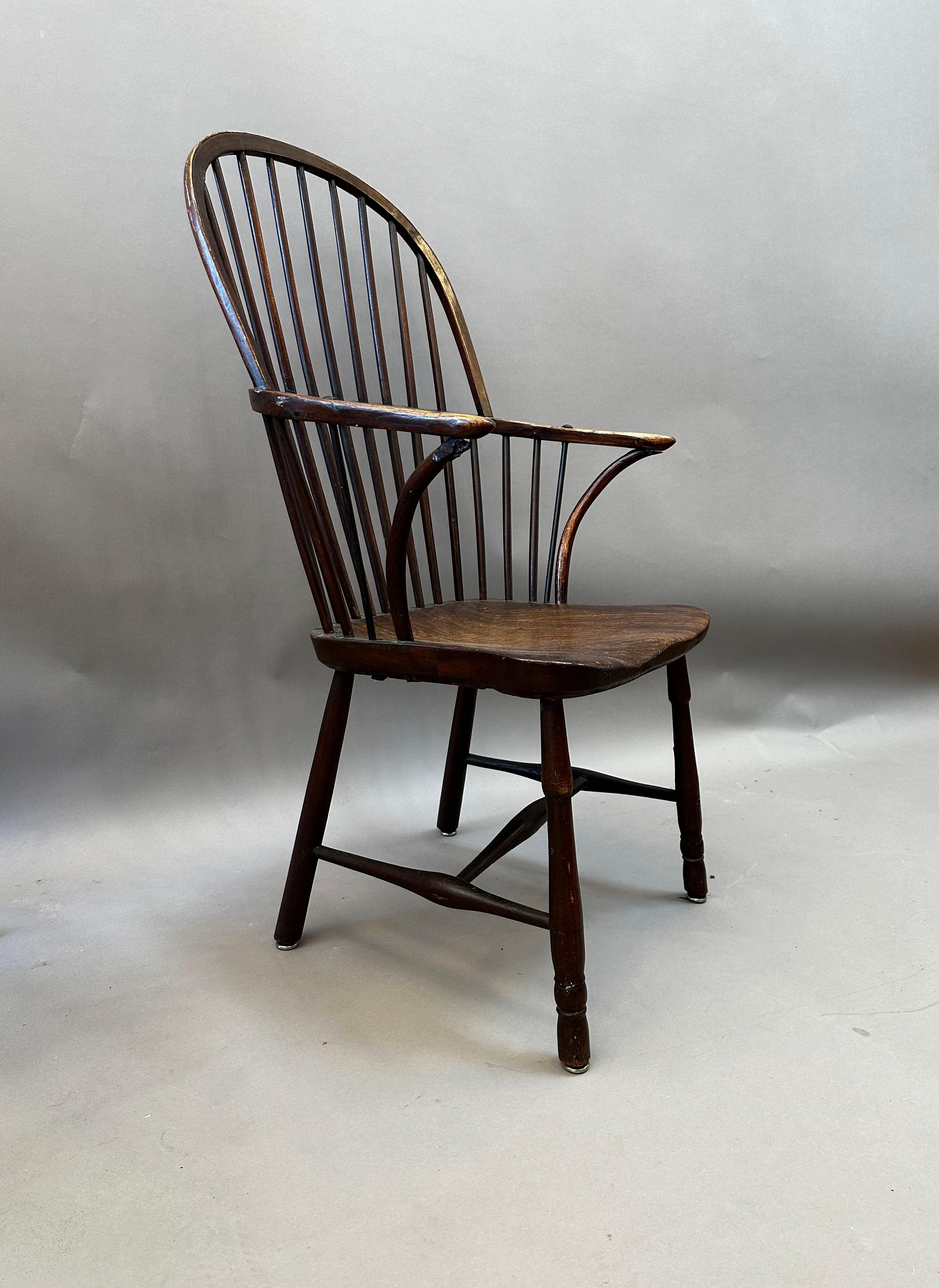 Ash  Late 18th Century English Windsor Armchair For Sale