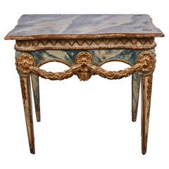 Late 18th Century, Faux Marbled Console Late 18th Century, Faux Marbled Console