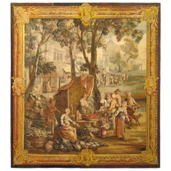 Late 18th Century Flemish Rustic Tapestry