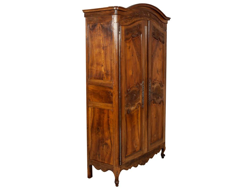 Louis XV Late 18th Century French Armoire in Walnut