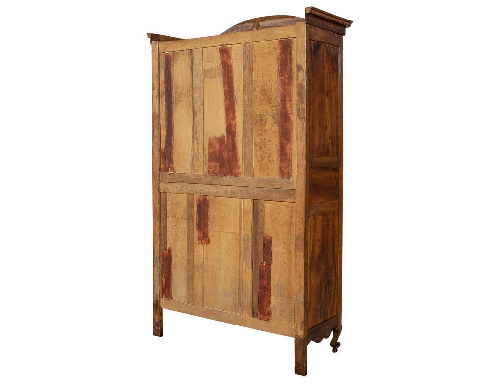 Metal Late 18th Century French Armoire in Walnut