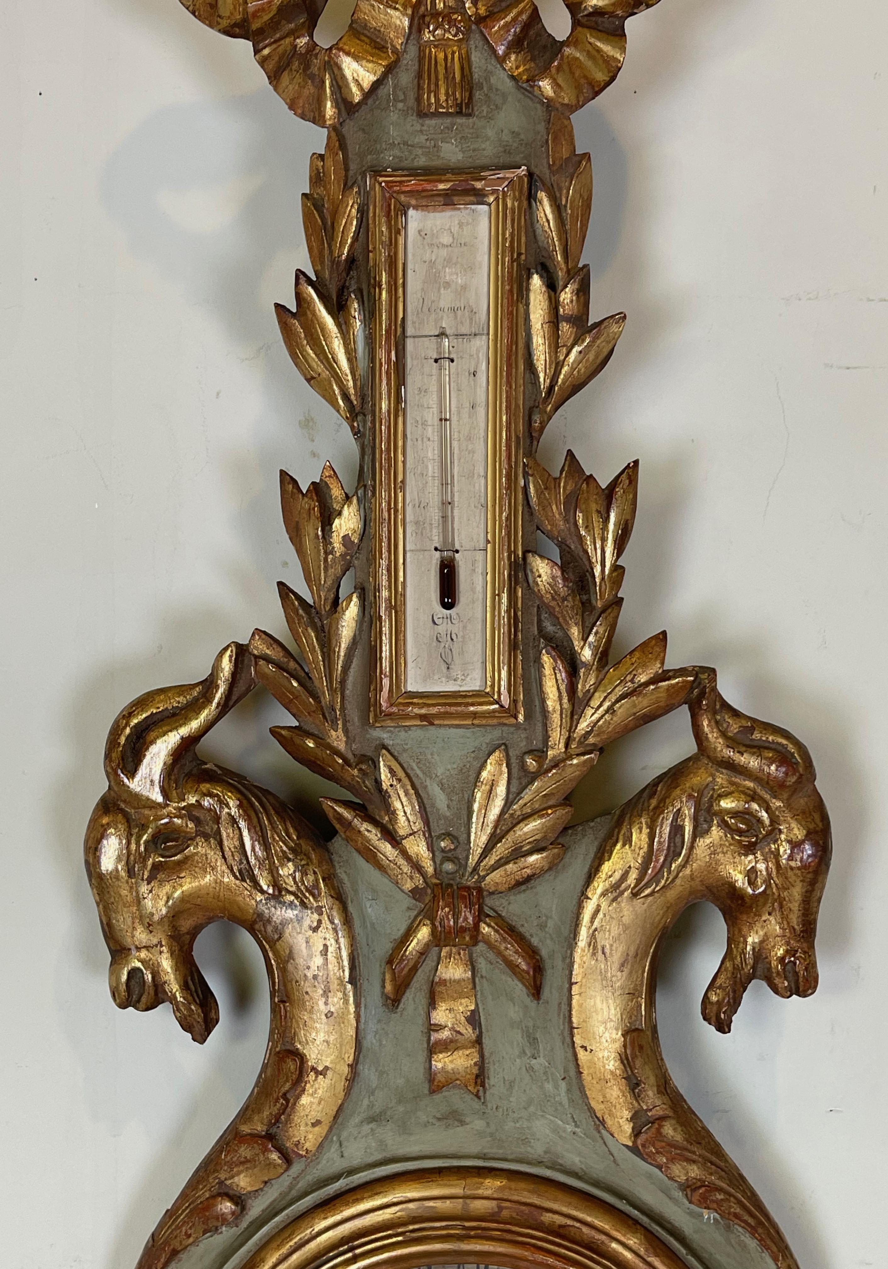 Neoclassical Late 18th Century French Barometer