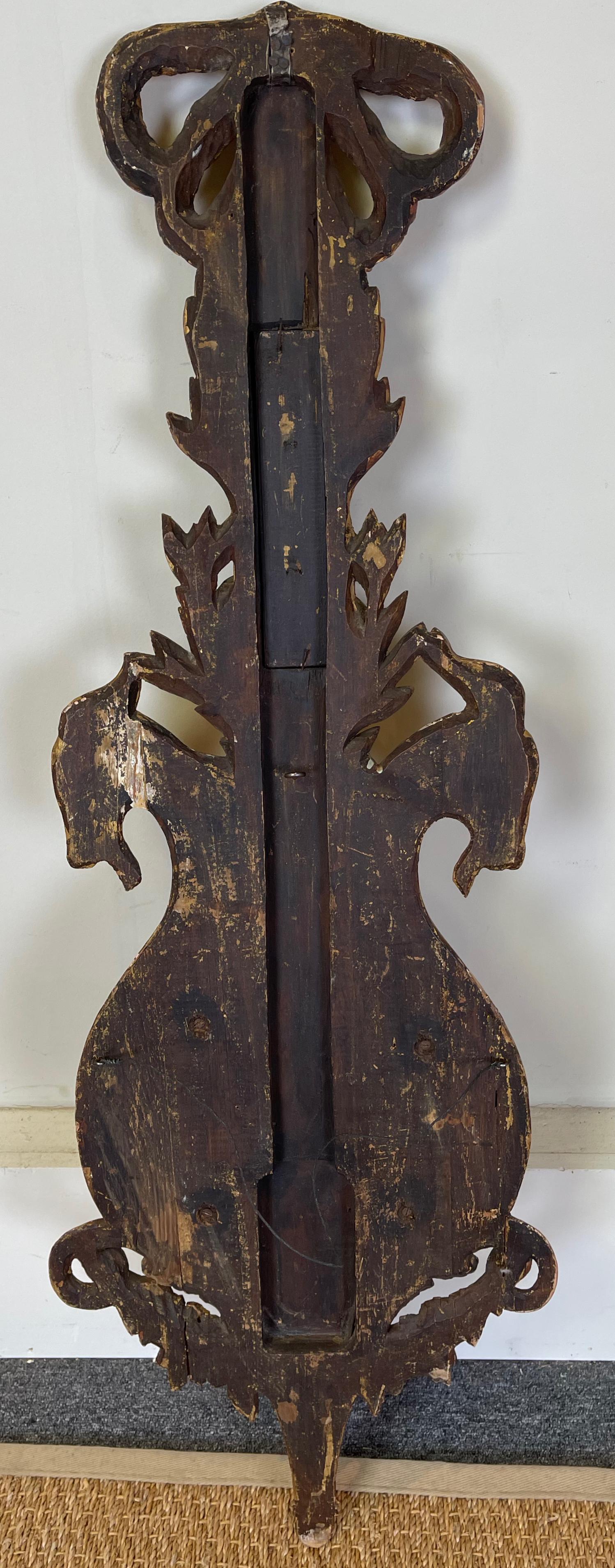 Wood Late 18th Century French Barometer