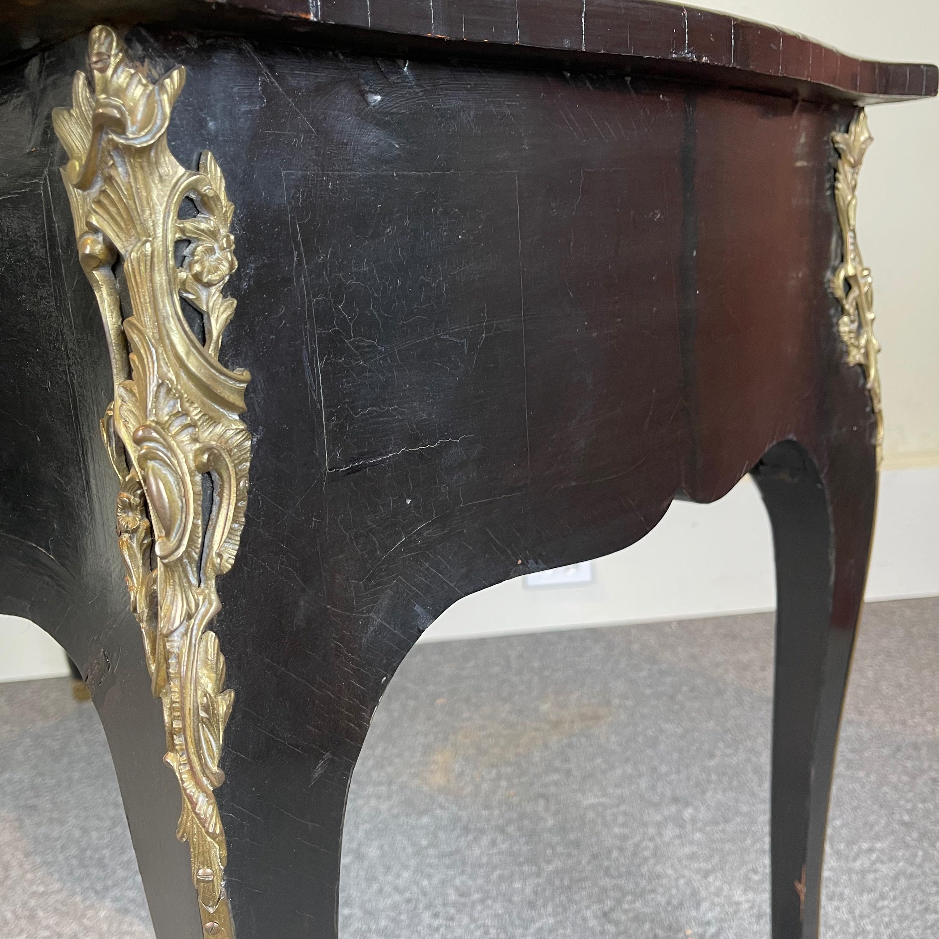 Late 18th Century French Black Lacquer Desk 11