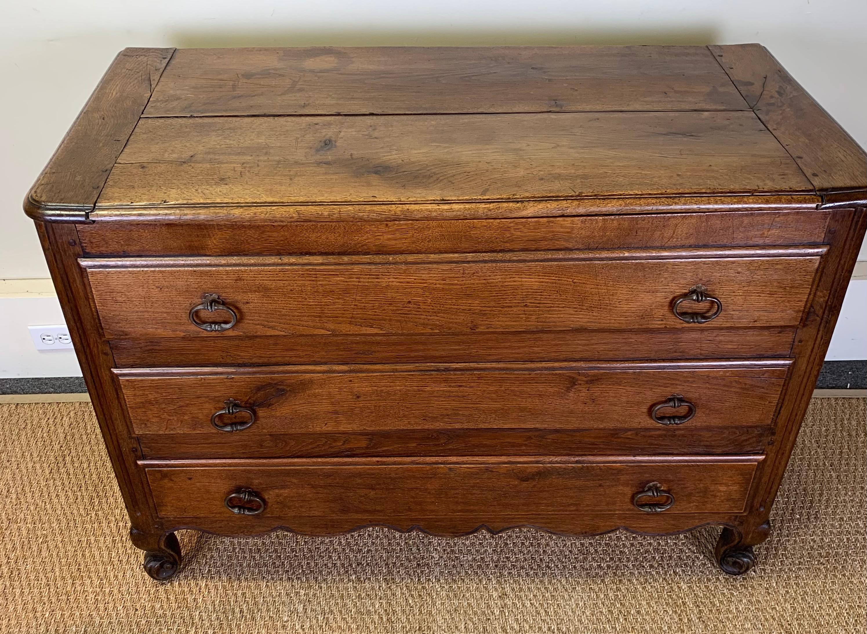 Late 18th Century French Blanket Chest 1