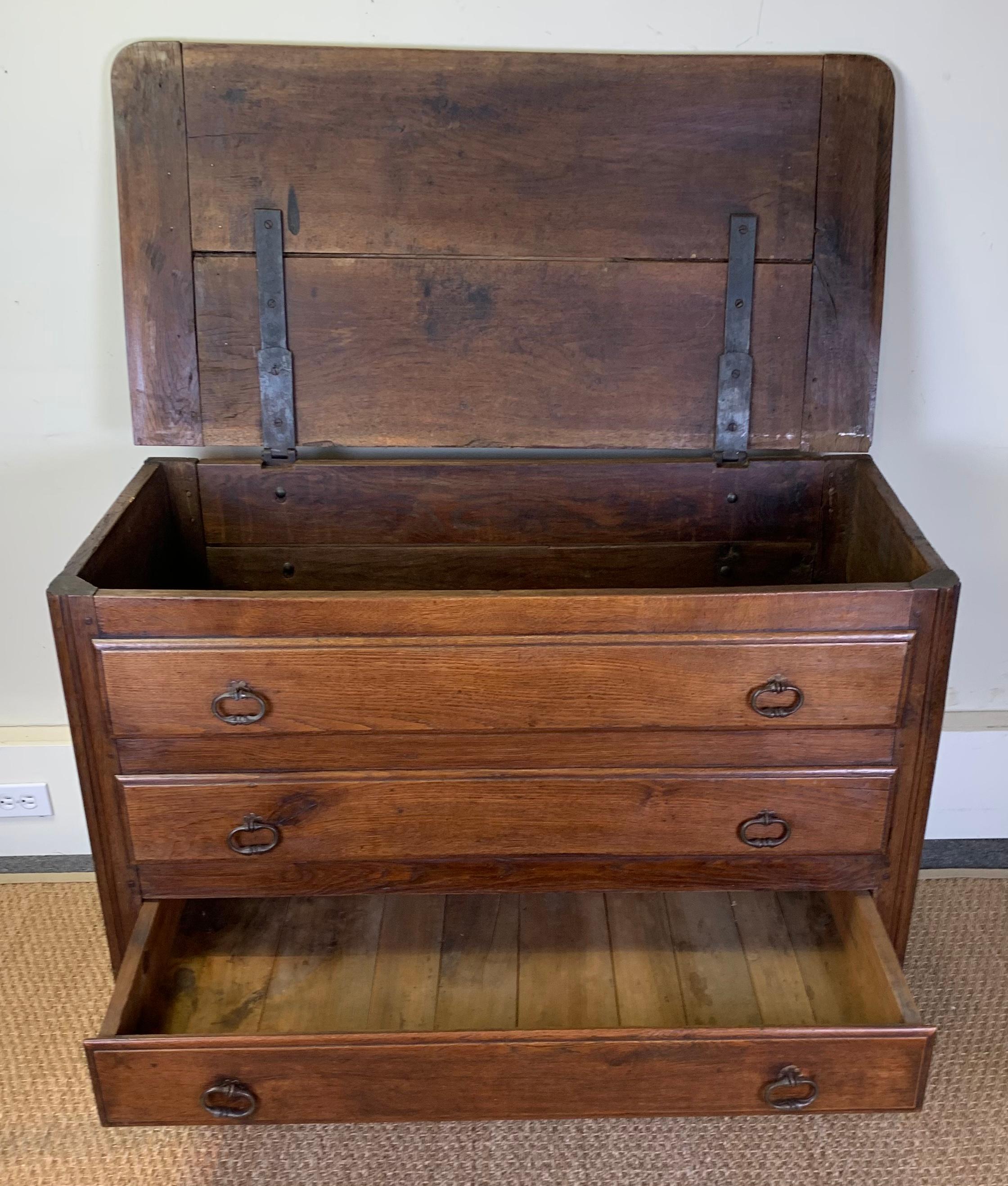 Late 18th Century French Blanket Chest 3