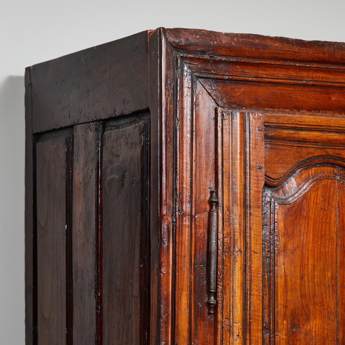 Late 18th Century French Carved Cherrywood Armoire 2
