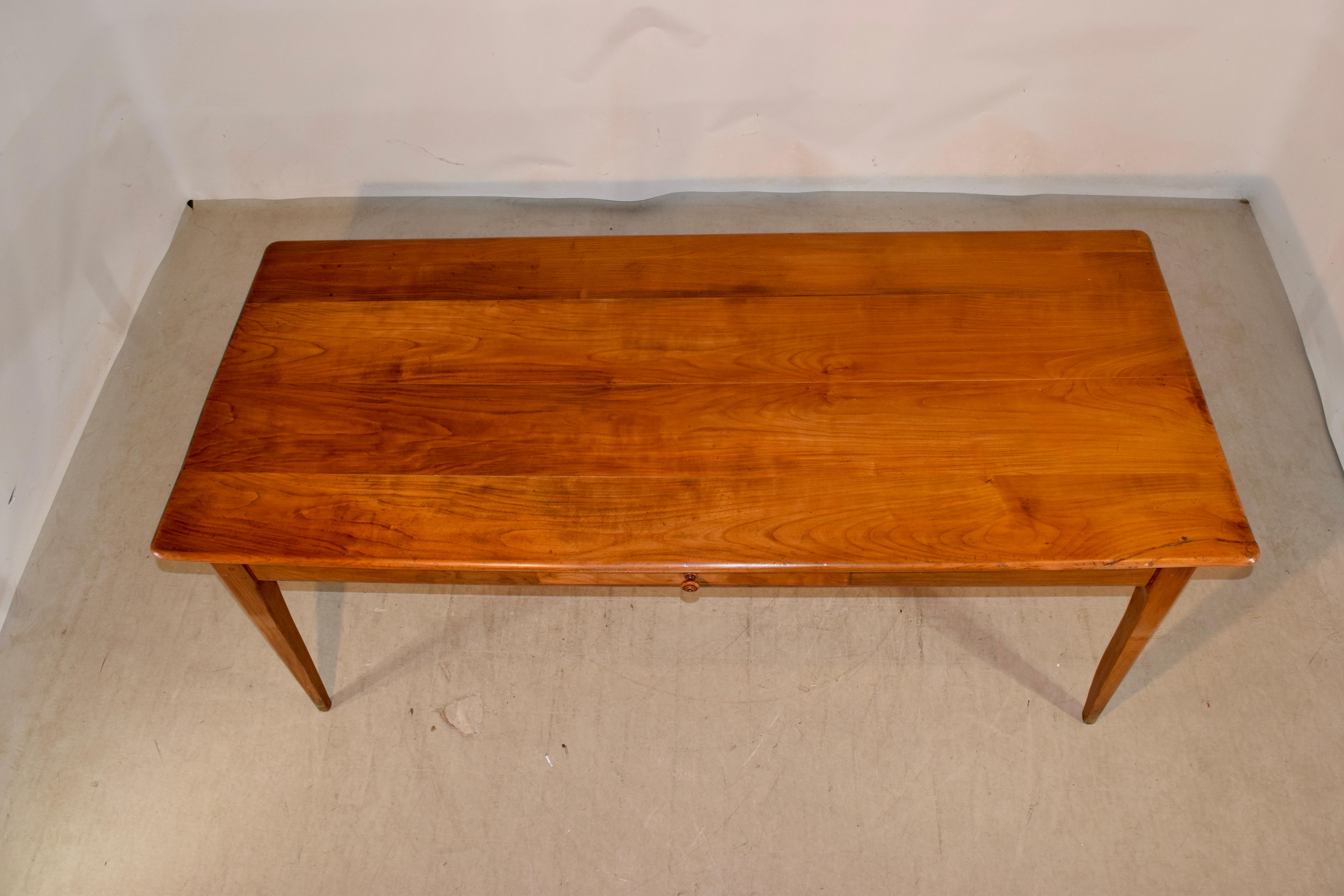 Late 18th Century French Cherry Farm Table 2