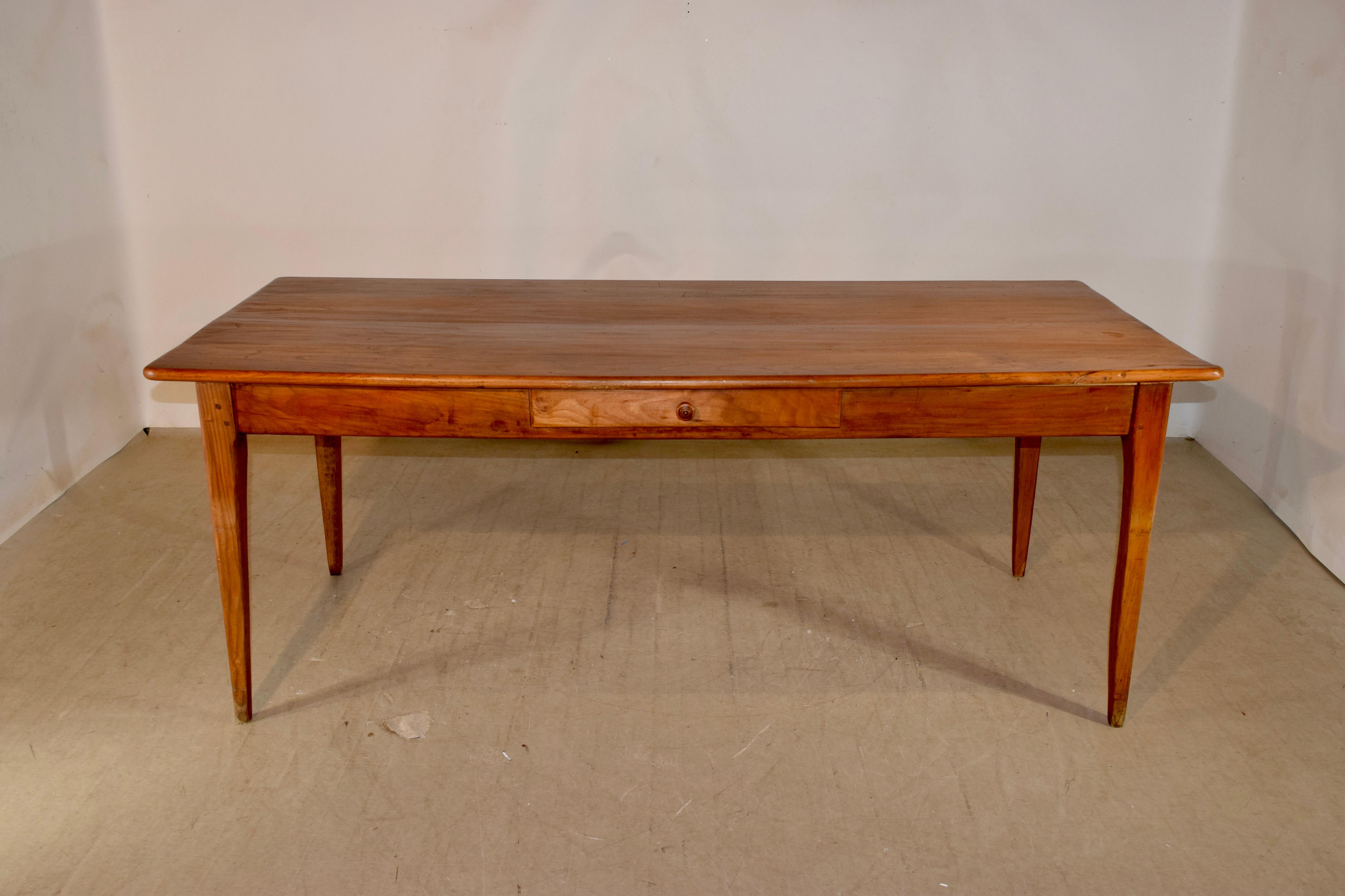 Late 18th Century French Cherry Farm Table 3