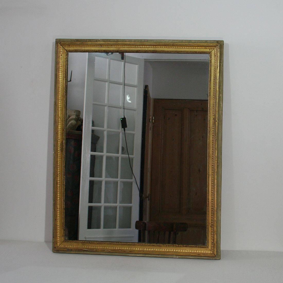 Late 18th Century French Classical Mirror In Good Condition In Buisson, FR
