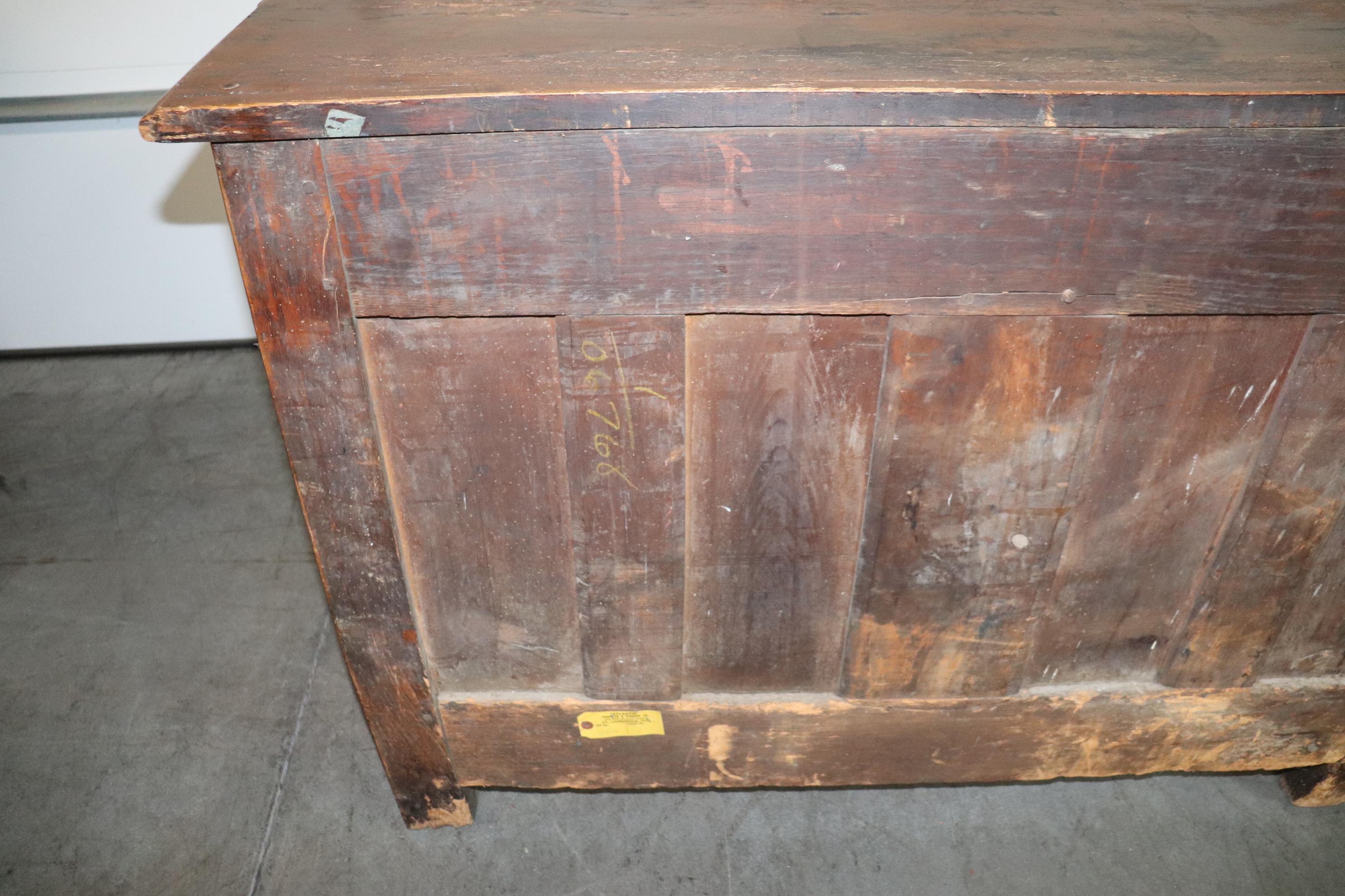 Late 18th Century French Country Walnut Commode with Bronze Hardware For Sale 11
