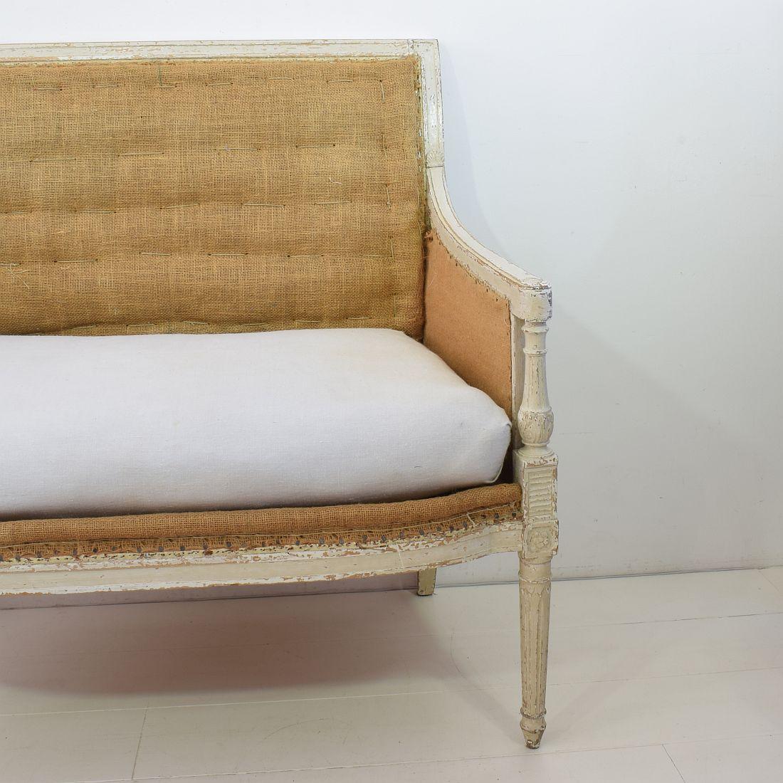 Late 18th Century French Directoire Canape Settee Marquis 4