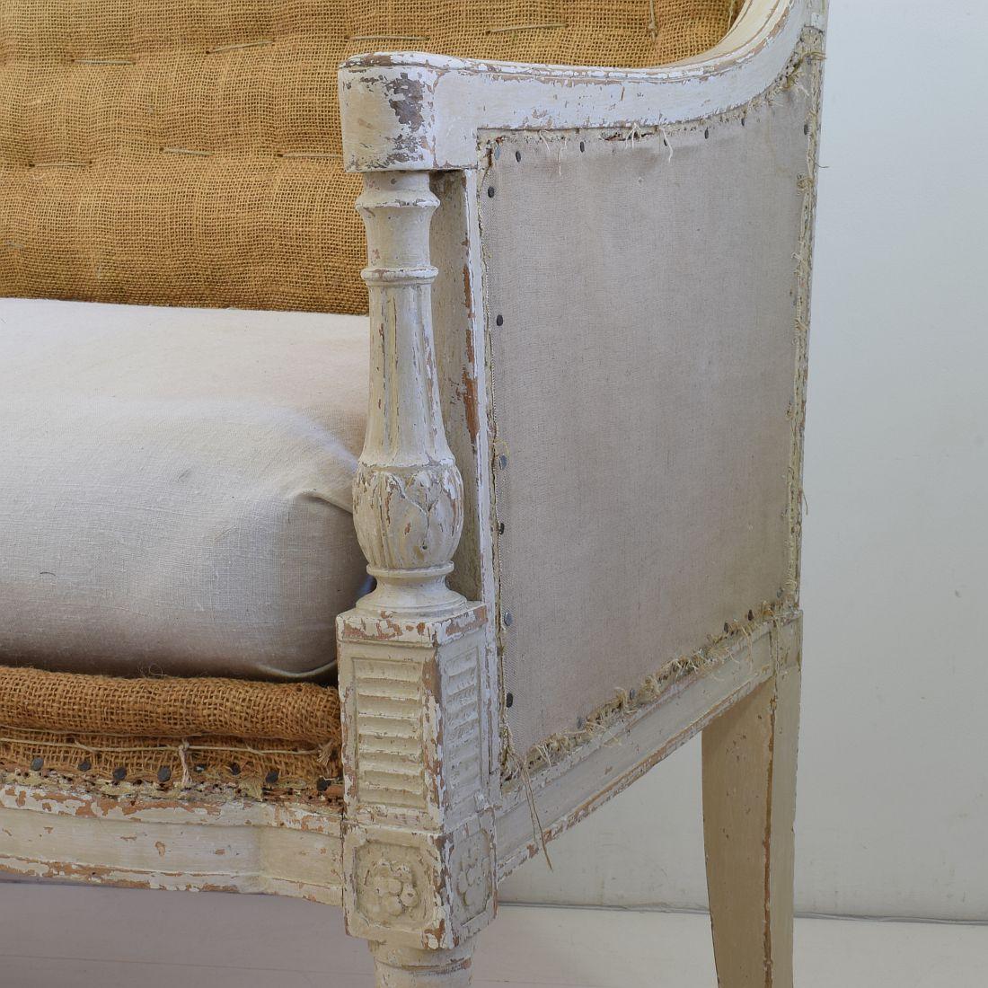 Late 18th Century French Directoire Canape Settee Marquis 10