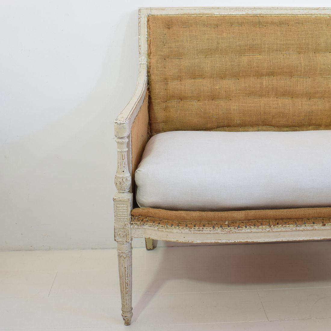 Late 18th Century French Directoire Canape Settee Marquis 3