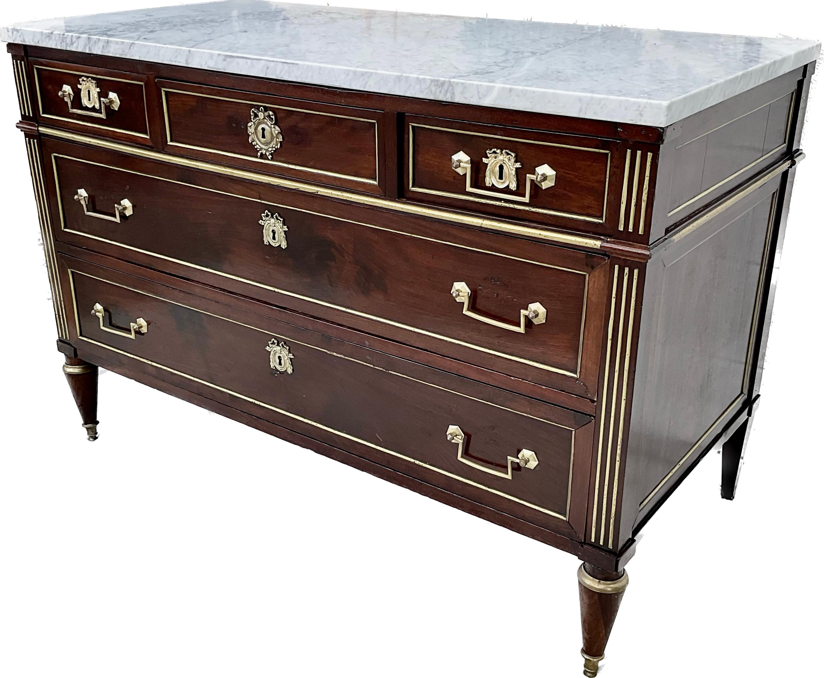 Late 18th Century French Directoire Chest For Sale 1