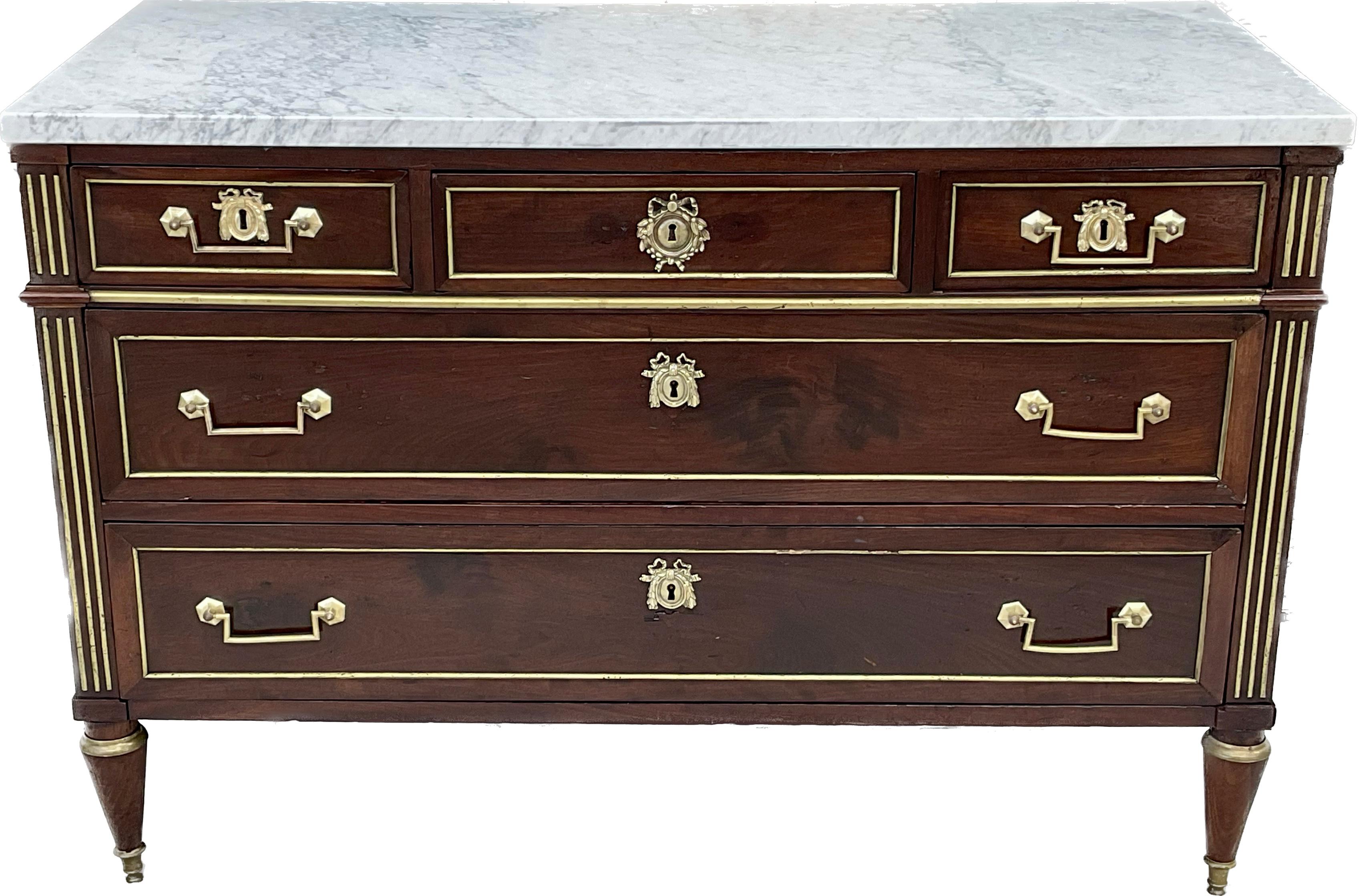Late 18th Century French Directoire Chest For Sale 3