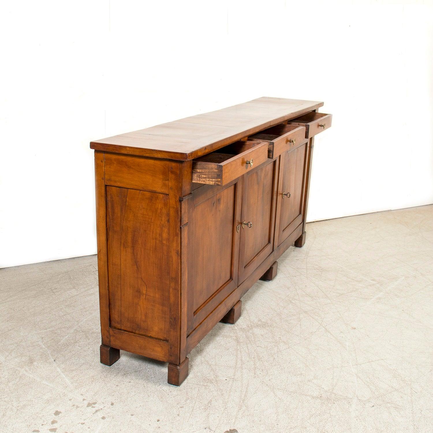 Late 18th Century French Directoire Period Cherry Enfilade Buffet 9