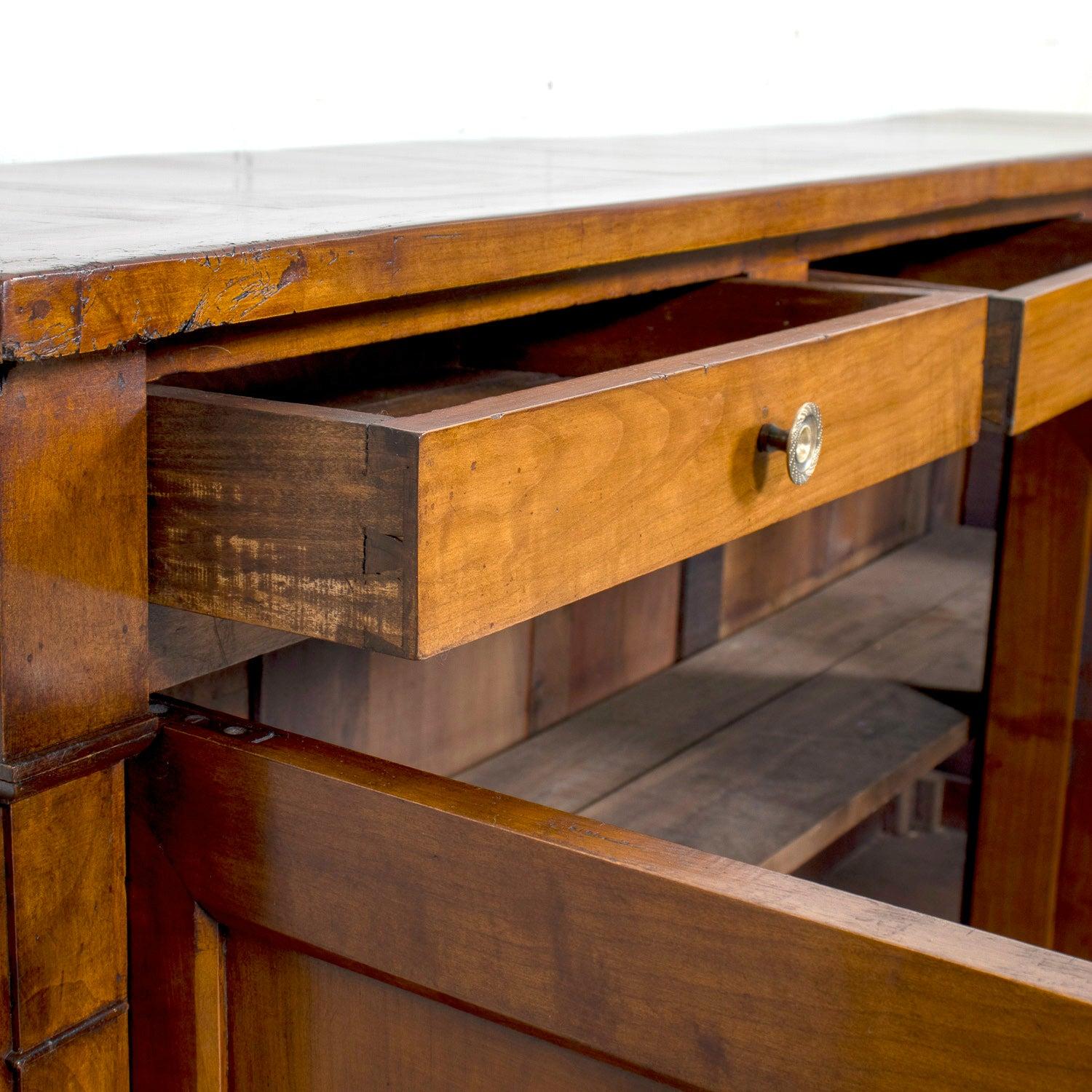 Late 18th Century French Directoire Period Cherry Enfilade Buffet 11