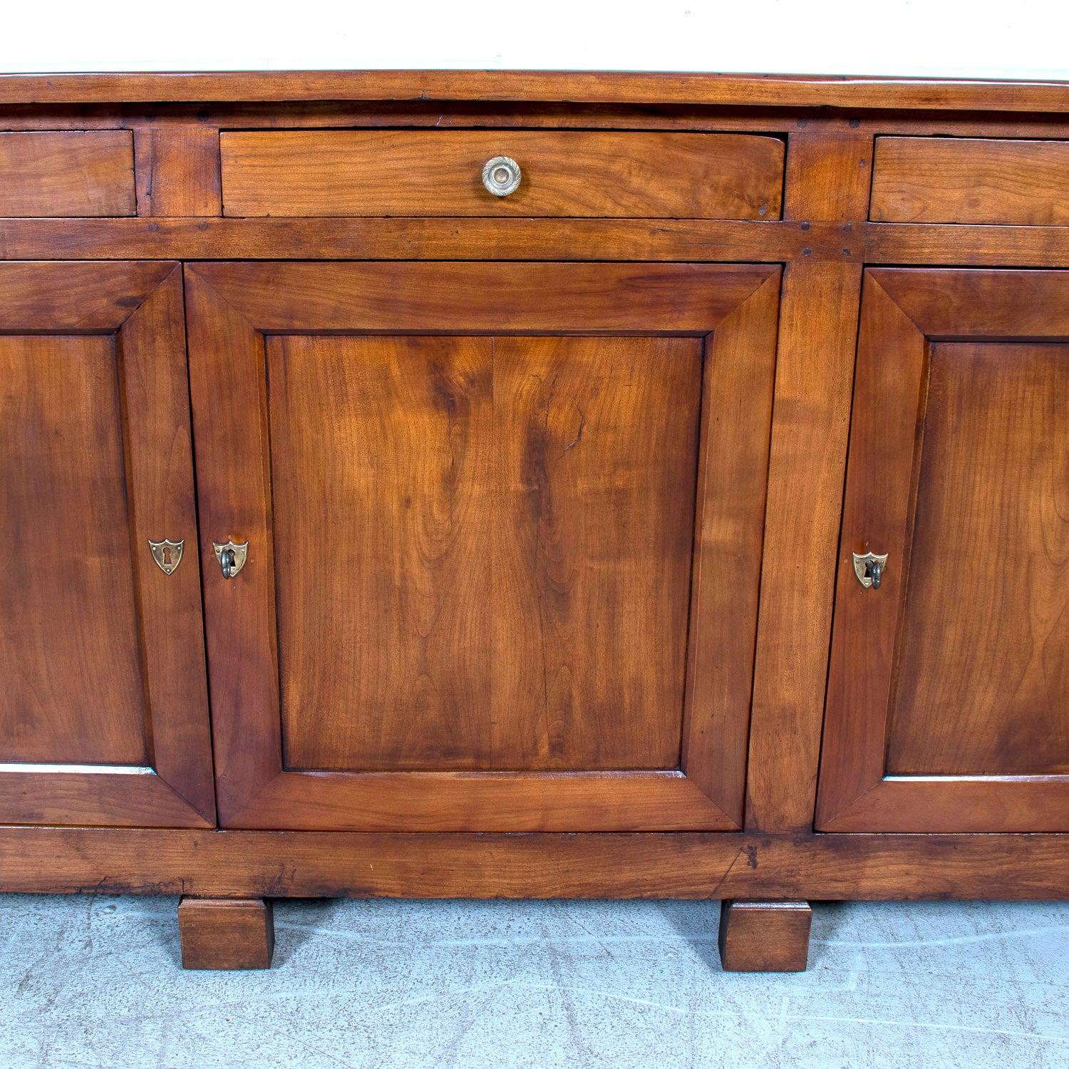 Late 18th Century French Directoire Period Cherry Enfilade Buffet 1