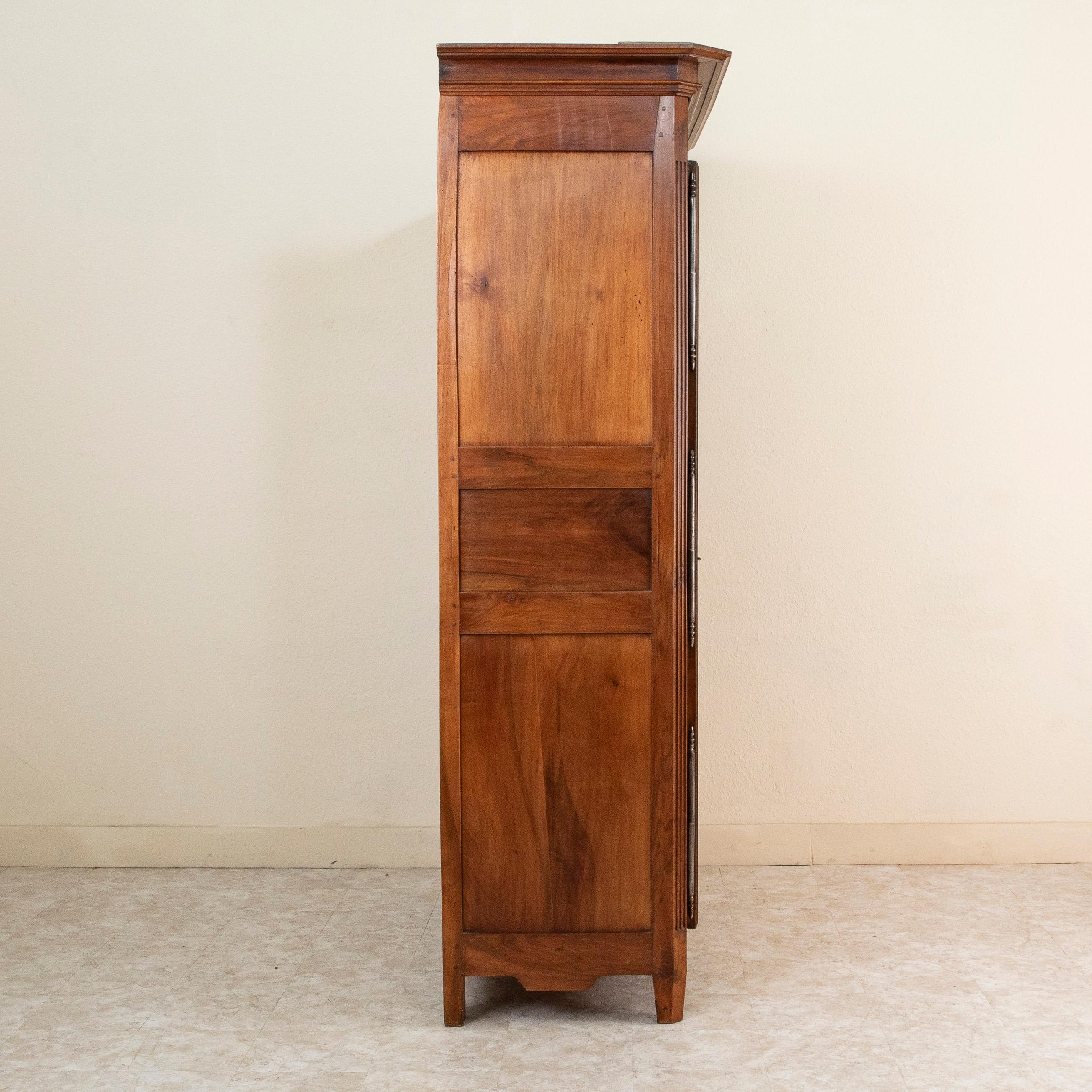 Late 18th Century French Directoire Period Walnut Armoire or Wardrobe 1