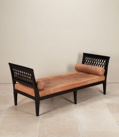 Late 18th Century French Ebonised Daybed