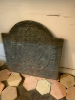Plaque de cheminée française de la fin du XVIIIe siècle
