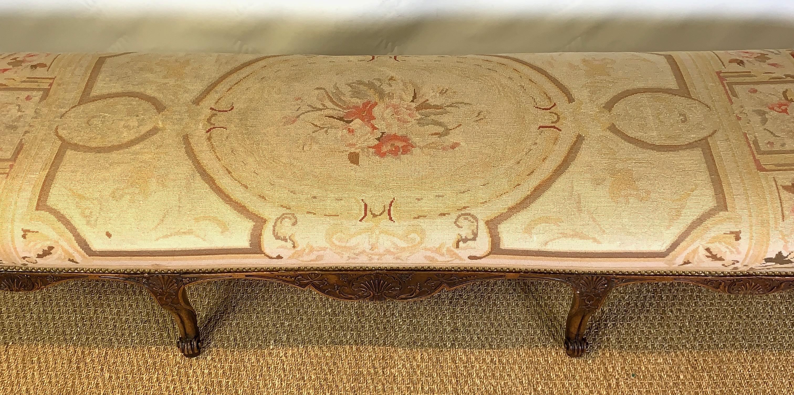 French Provincial Late 18th Century French Fireside Bench