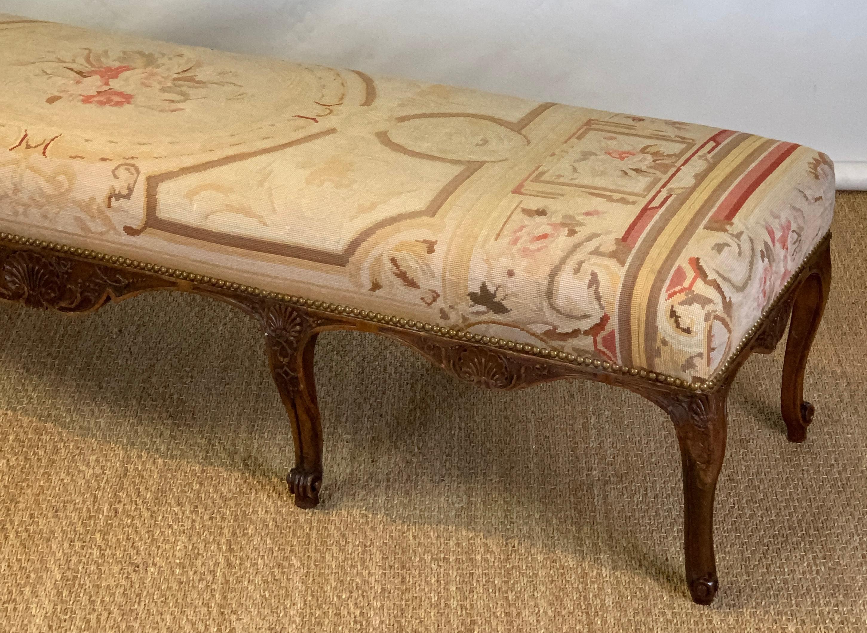 19th Century Late 18th Century French Fireside Bench