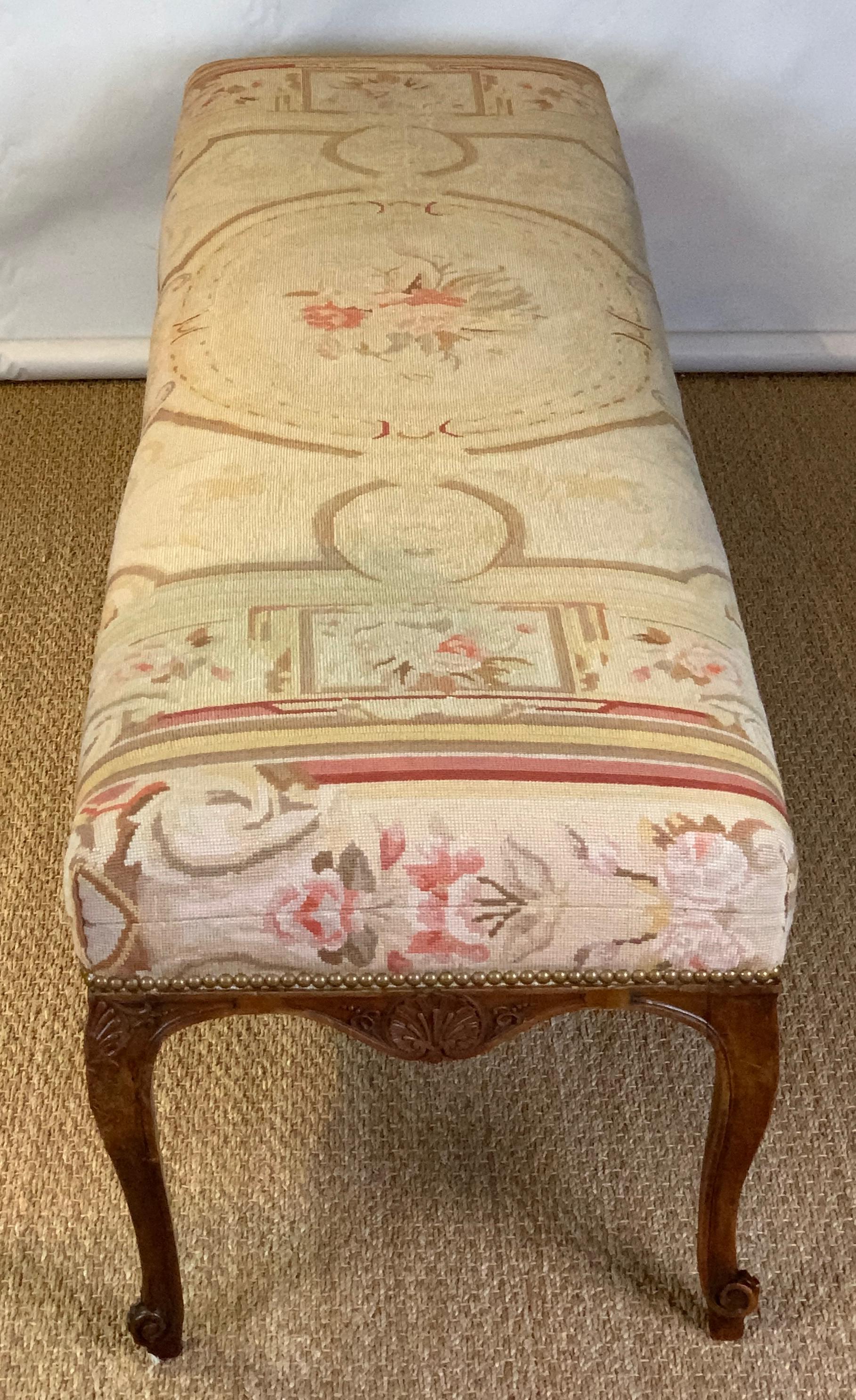 Late 18th Century French Fireside Bench 1