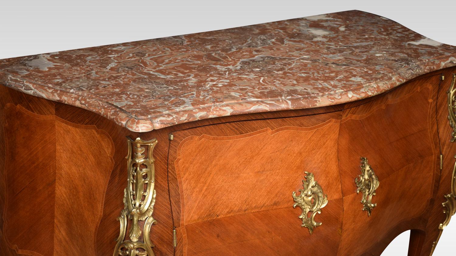 Late 18th Century French Gilt Bronze-Mounted Commode For Sale 3