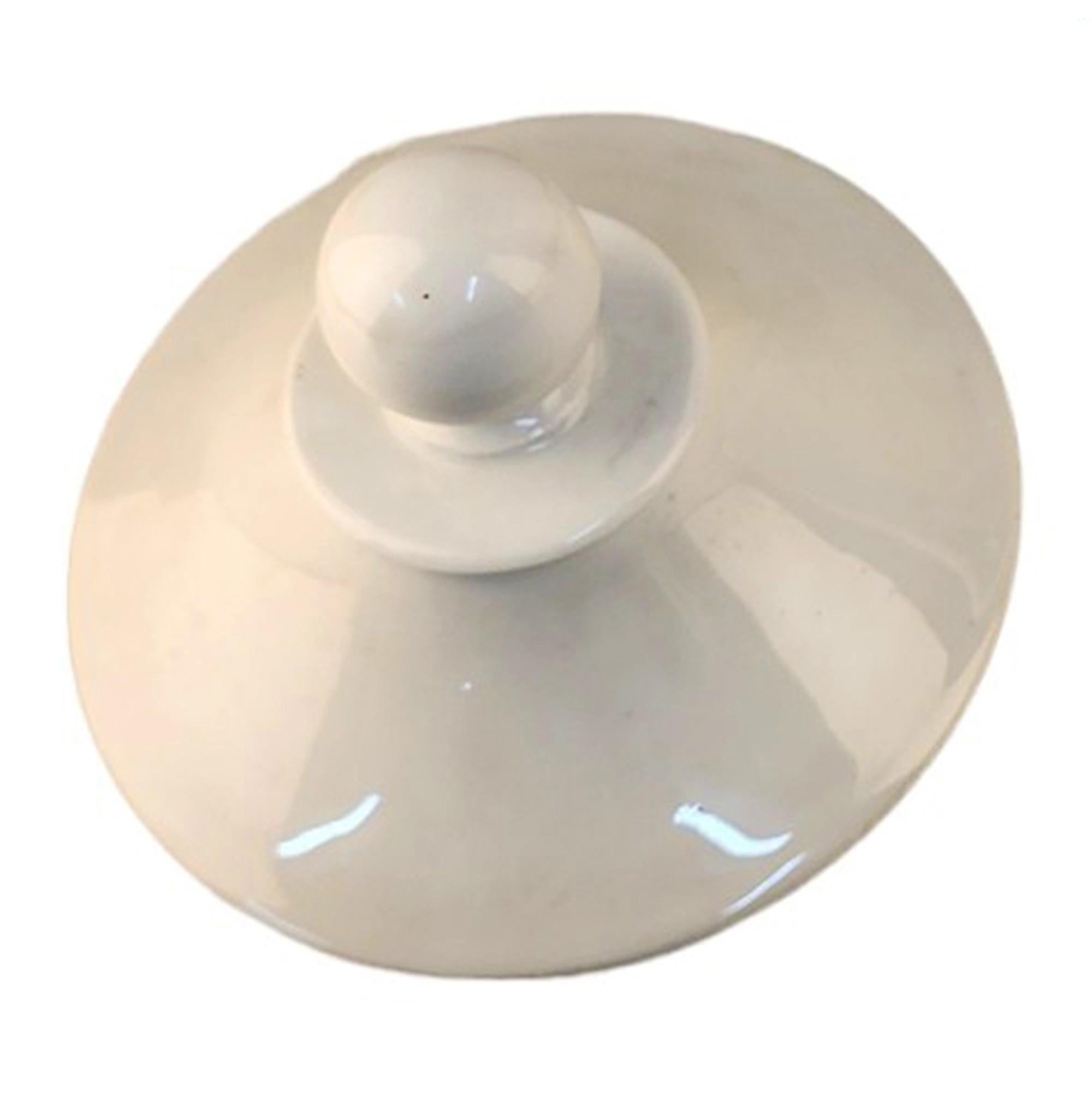 Vaso da farmacia/apotecario in porcellana smaltata francese della fine del XVIII secolo - 'UNG: SULPH' in vendita 1