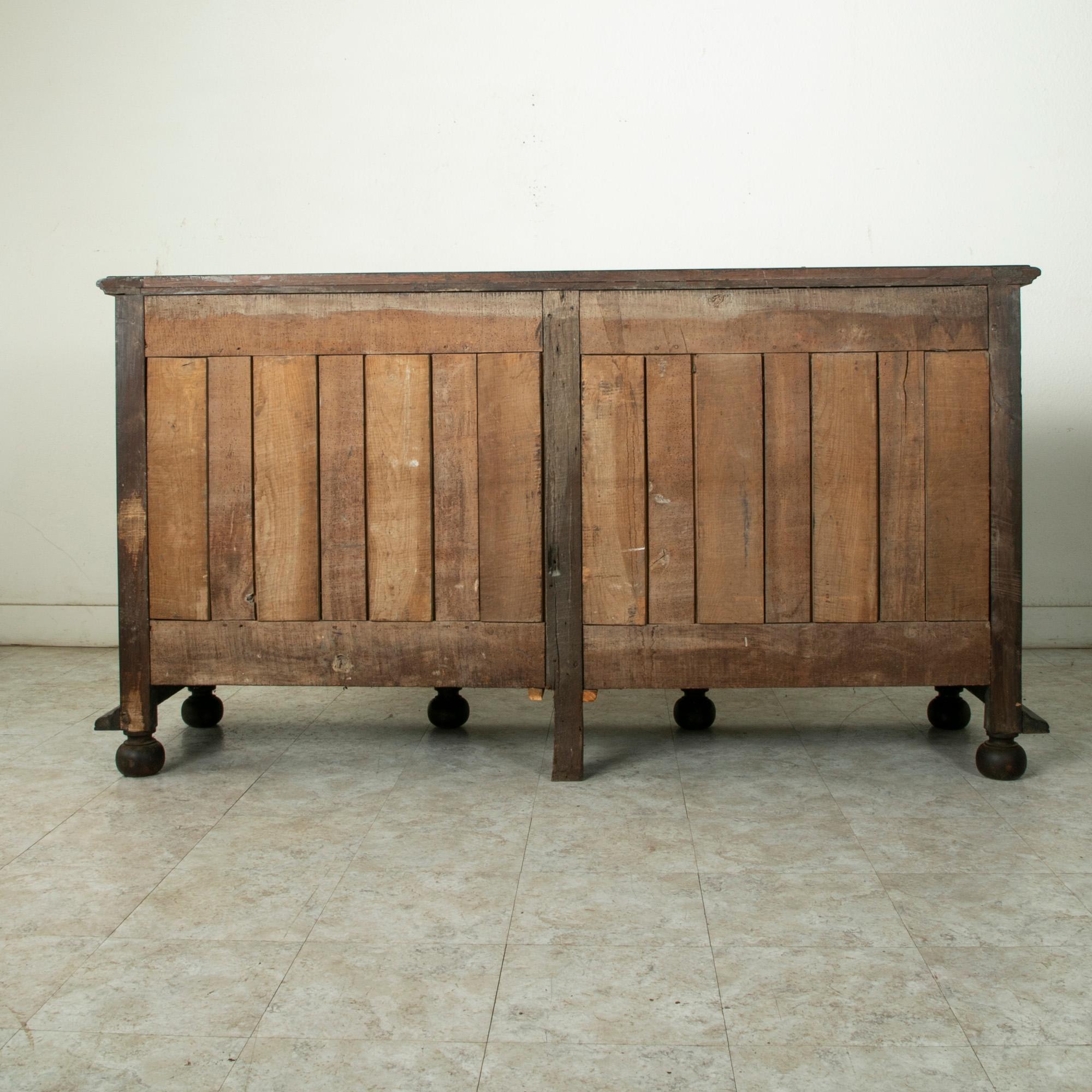 Late 18th Century French Louis XIV Style Oak Enfilade, Sideboard, or Buffet 1