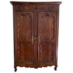 Late 18th Century French Louis XV Armoire