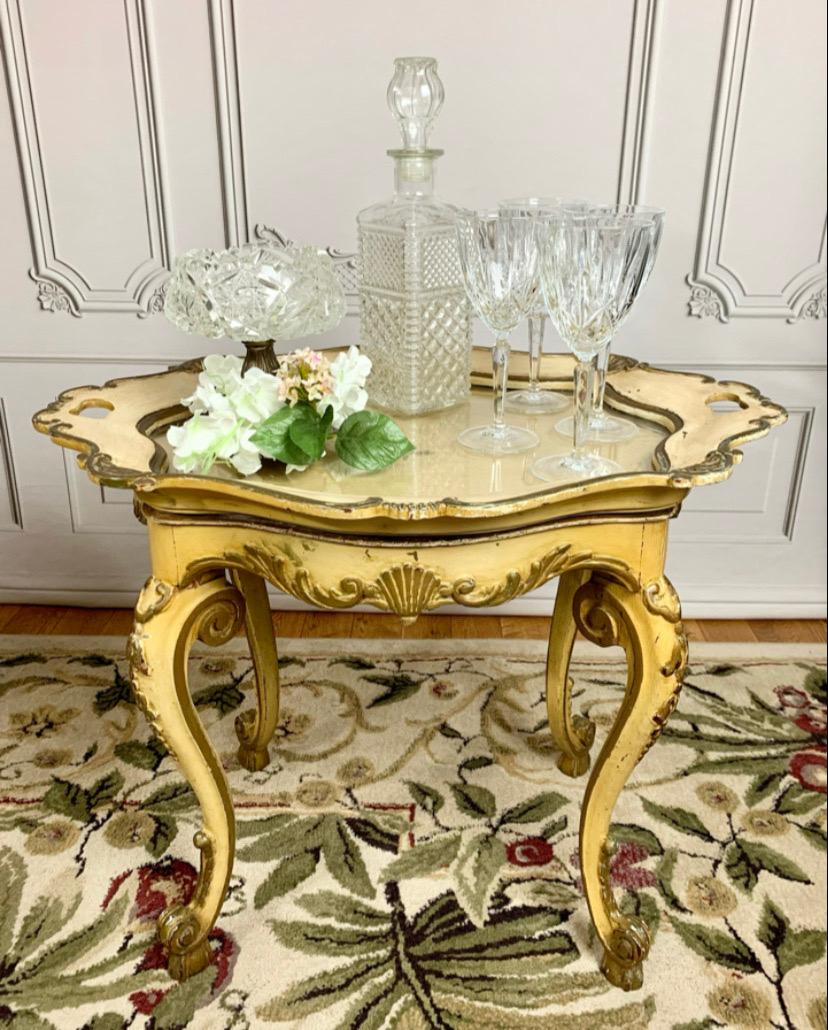 Late 18th Century French Louis XV Rococo Style Tray Table For Sale 5