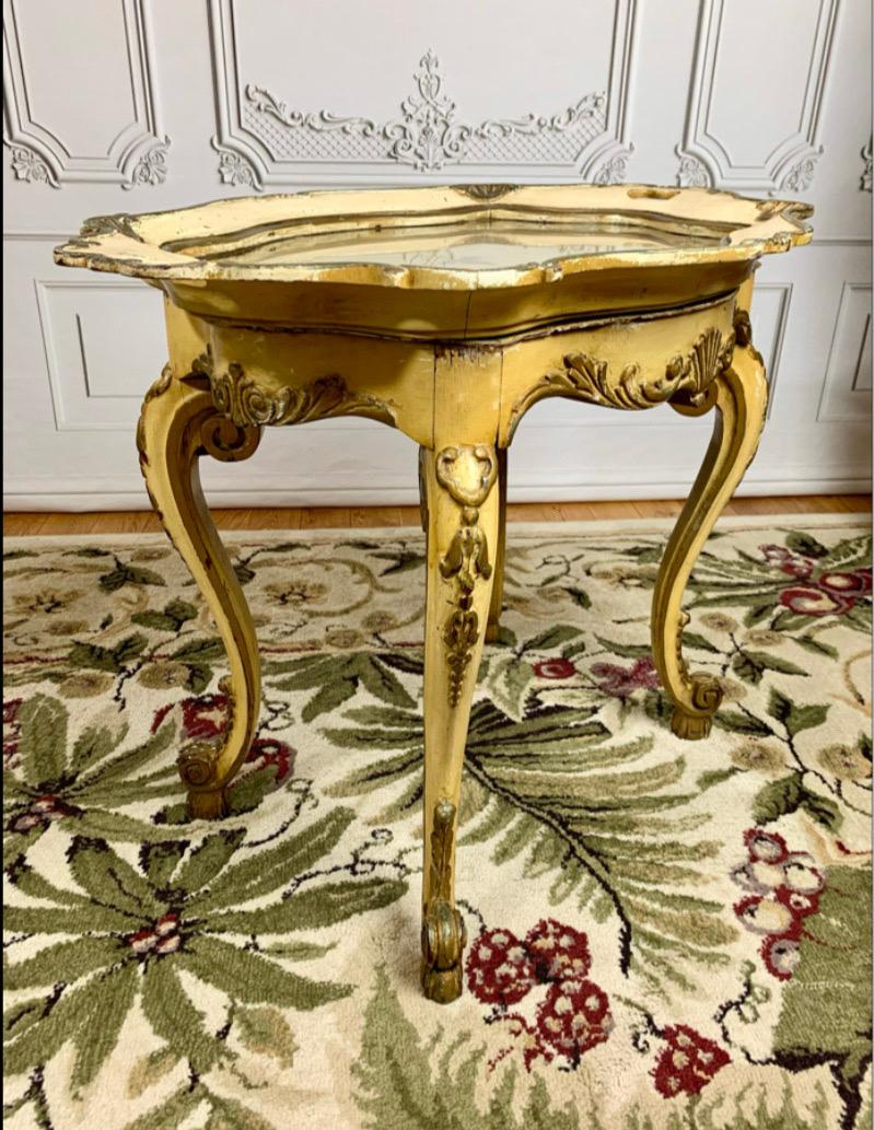 Late 18th Century World Tour French Louis XV Rococo Style Tray Table For Sale 1