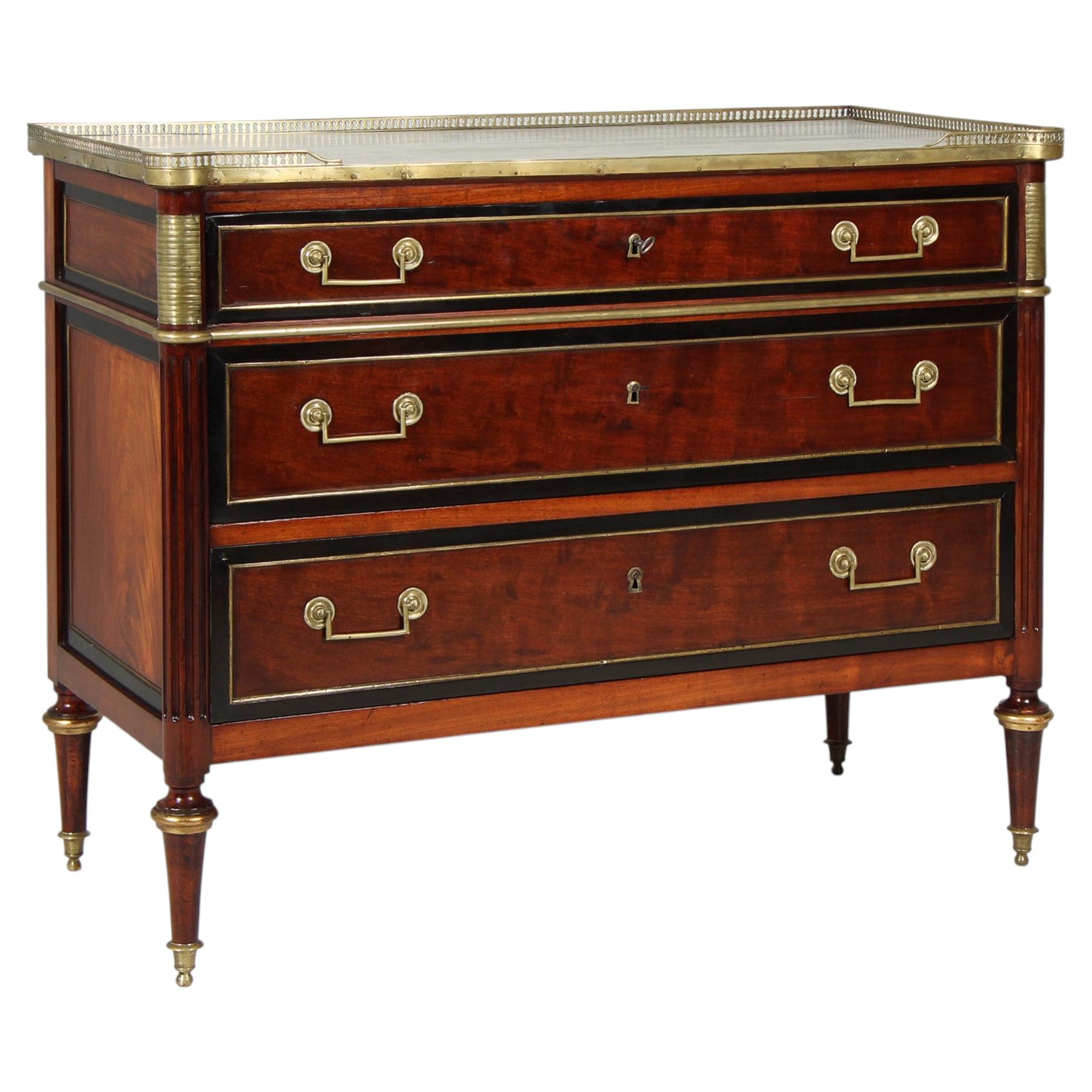Late 18th Century French Louis XVI Chest Of Drawers, circa 1785