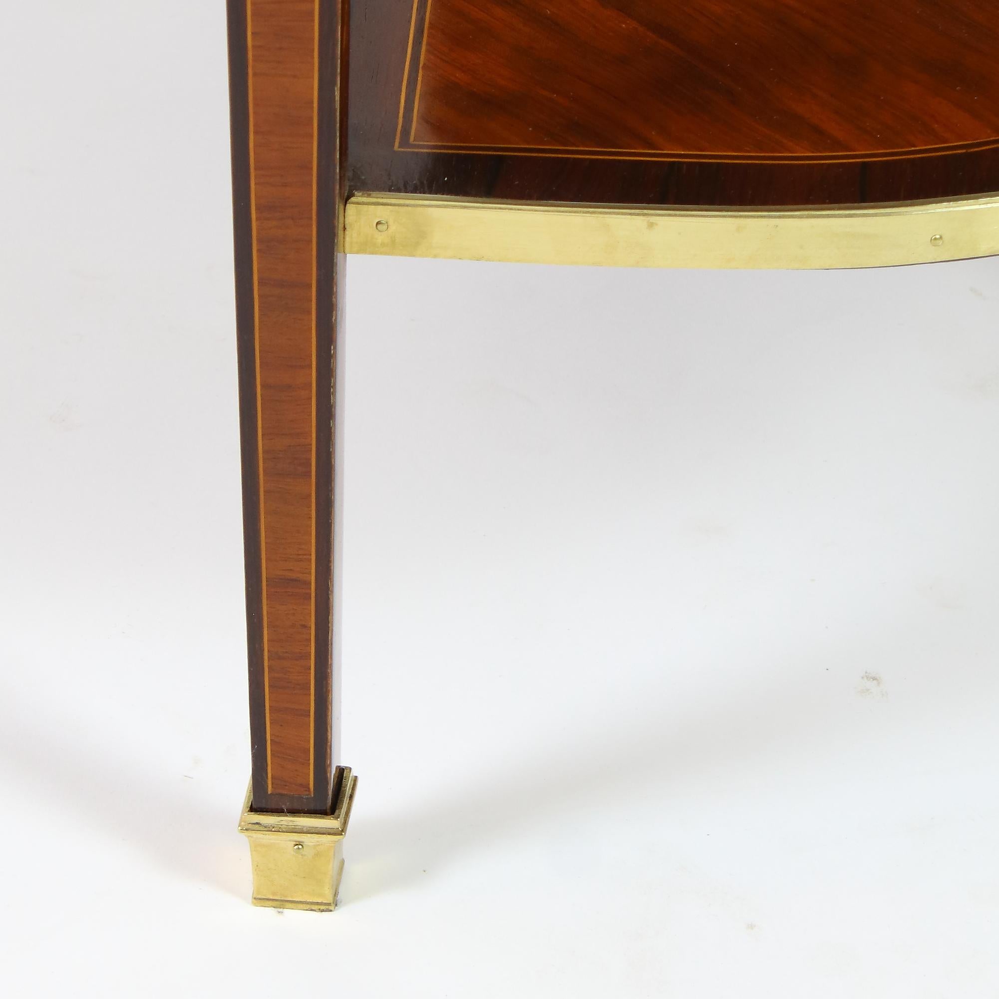 Late 18th Century French Louis XVI Marquetry Console Table or Desserte 5