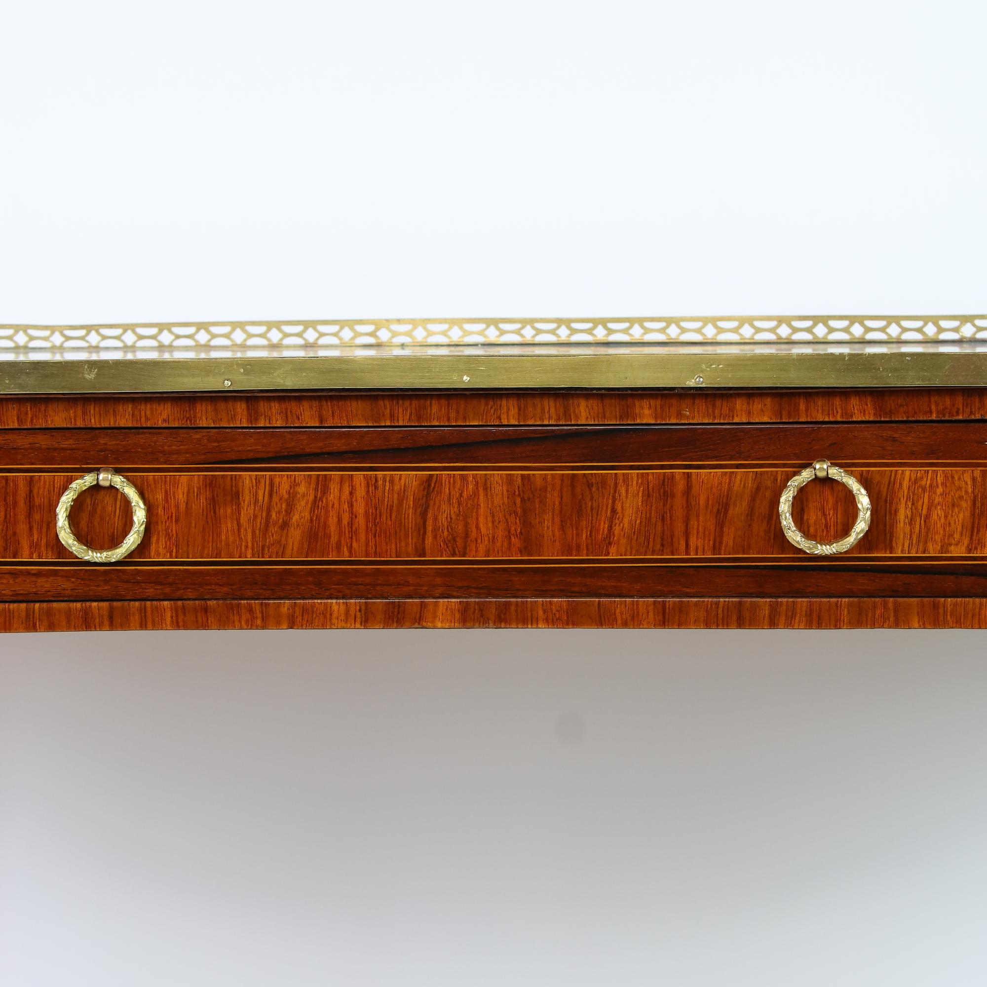 Late 18th Century French Louis XVI Marquetry Console Table or Desserte 2