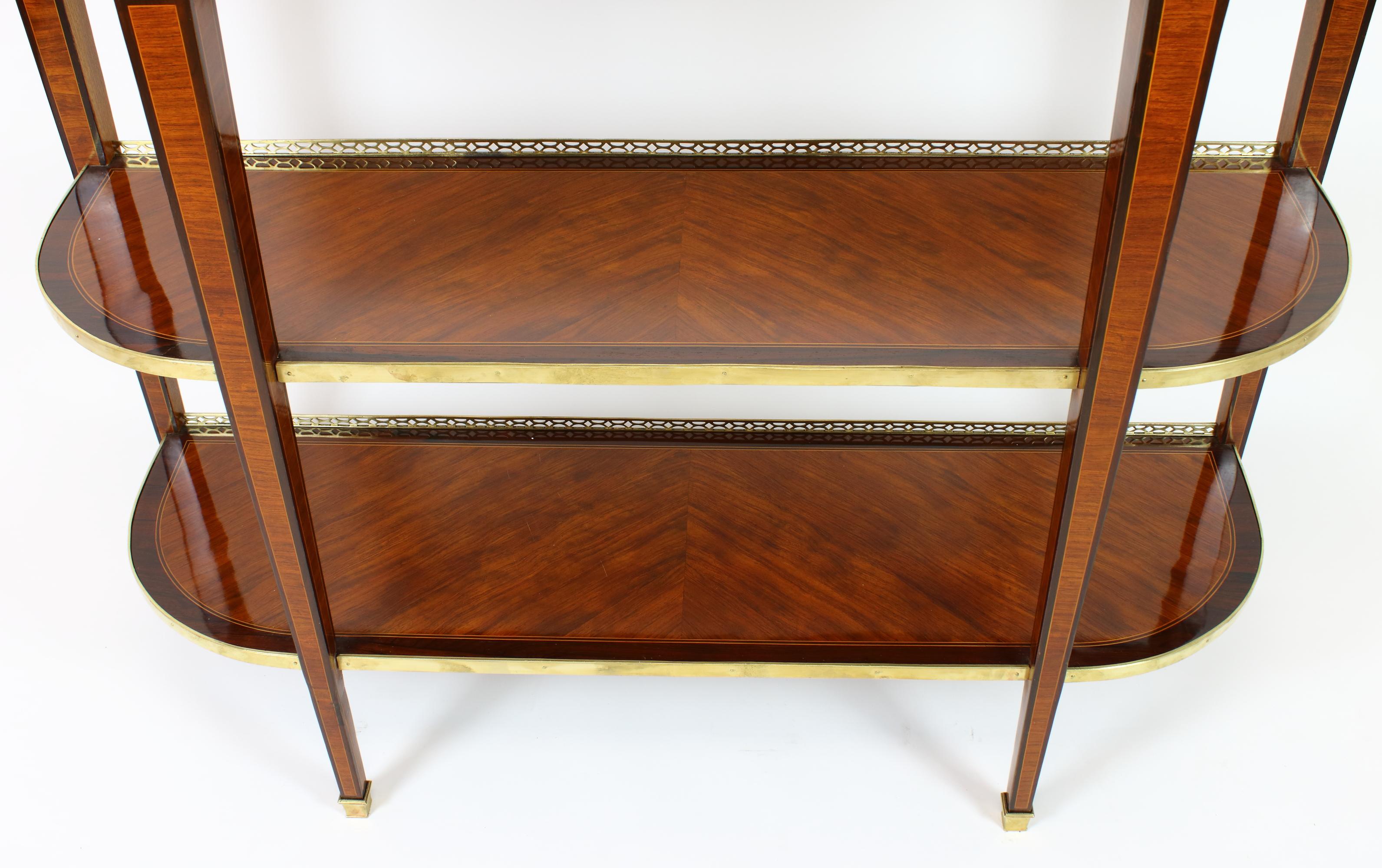 Late 18th Century French Louis XVI Marquetry Console Table or Desserte 3