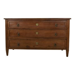 Late 18th Century French Louis XVI Period Cherry Wood Commode, Chest of Drawers
