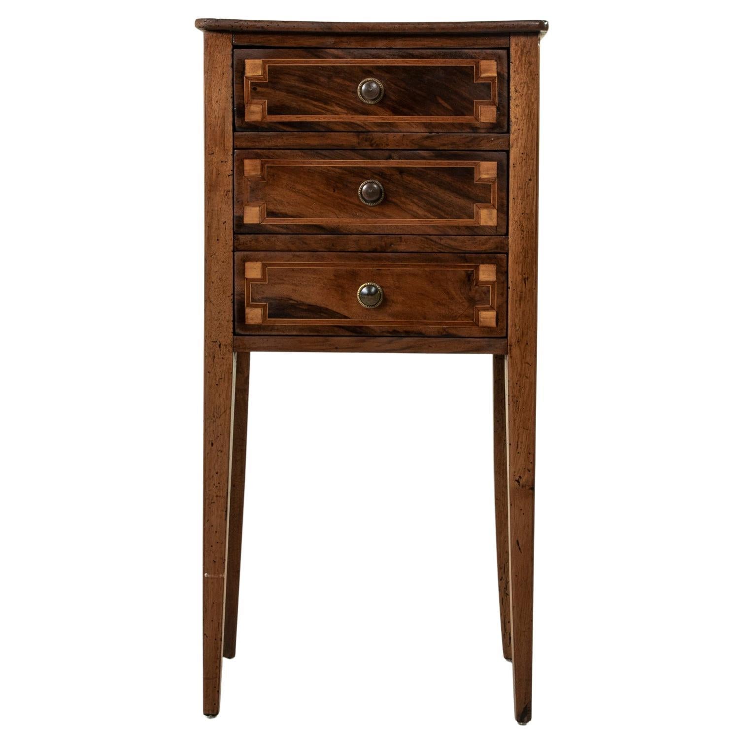 Late 18th Century French Louis XVI Period Cherrywood Nightstand or Side Table