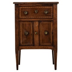 Late 18th Century French Louis XVI Period Marquetry Cabinet or Nightstand