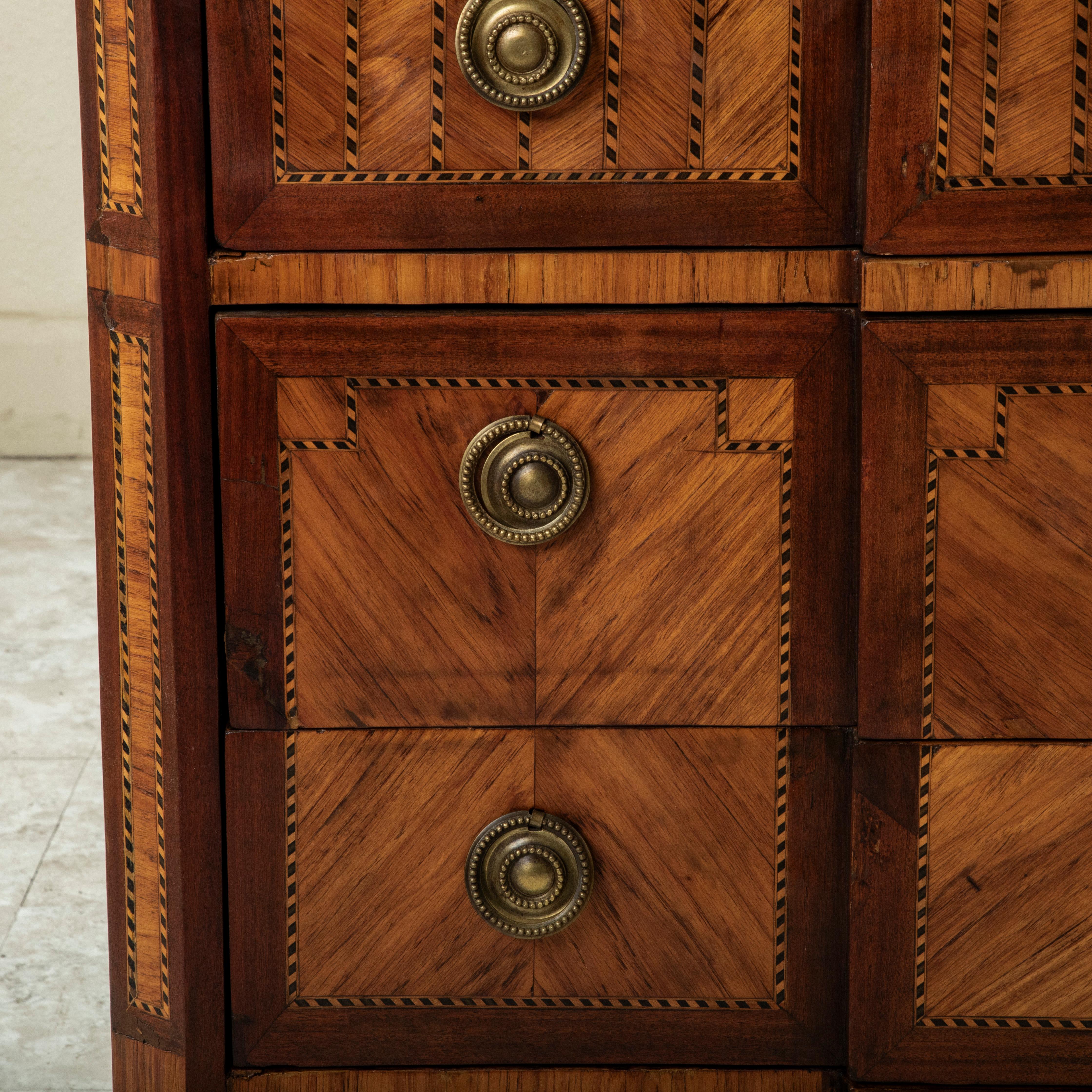 Late 18th Century French Louis XVI Period Marquetry Commode, Chest of Drawers For Sale 5