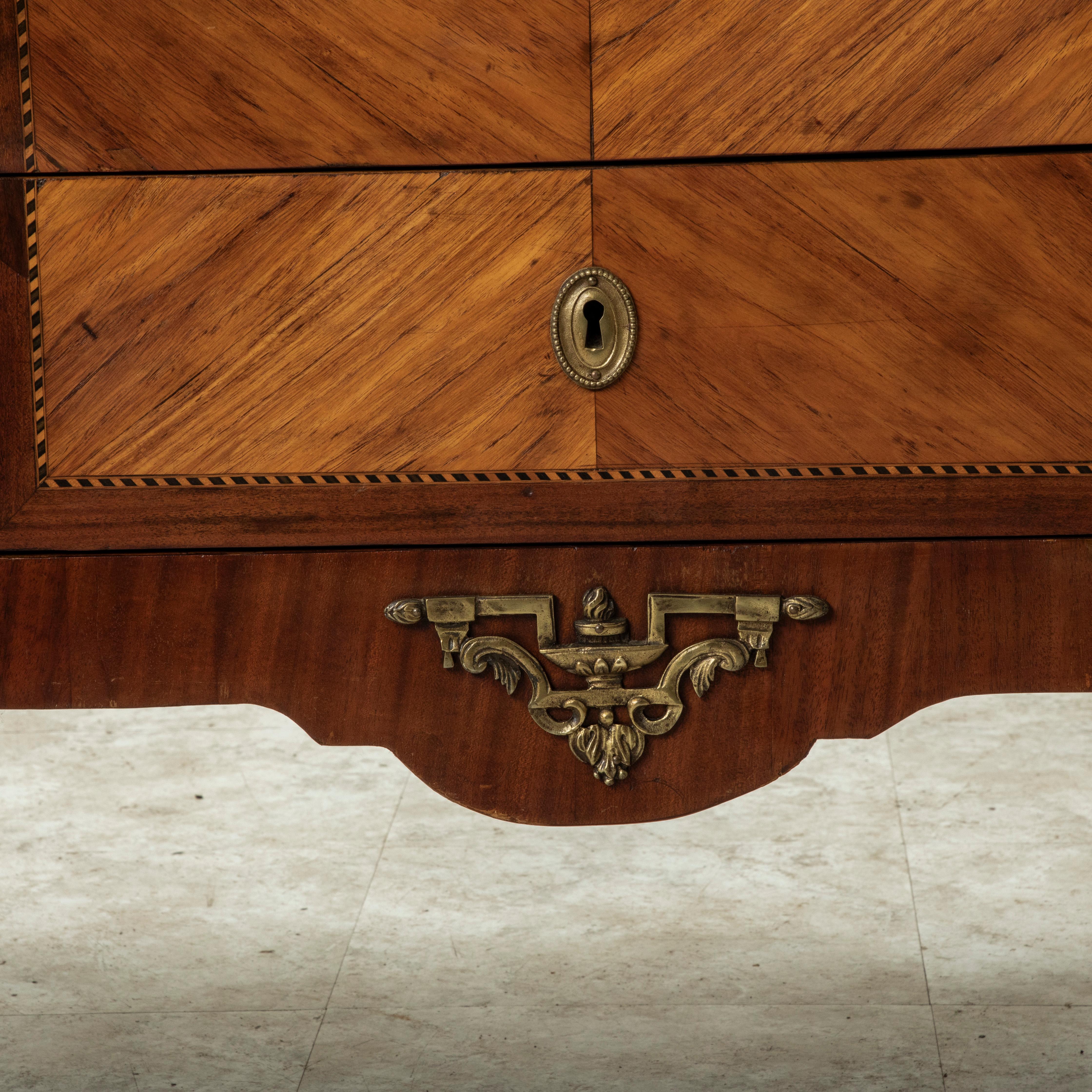 Late 18th Century French Louis XVI Period Marquetry Commode, Chest of Drawers For Sale 7